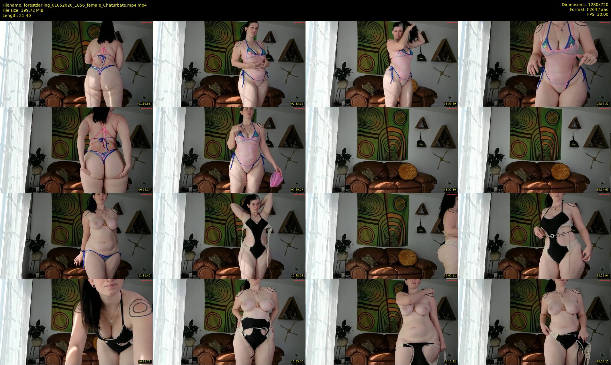 forestdarling — 22 minute Chaturbate female cam show recording, 720p, May 1, 2026