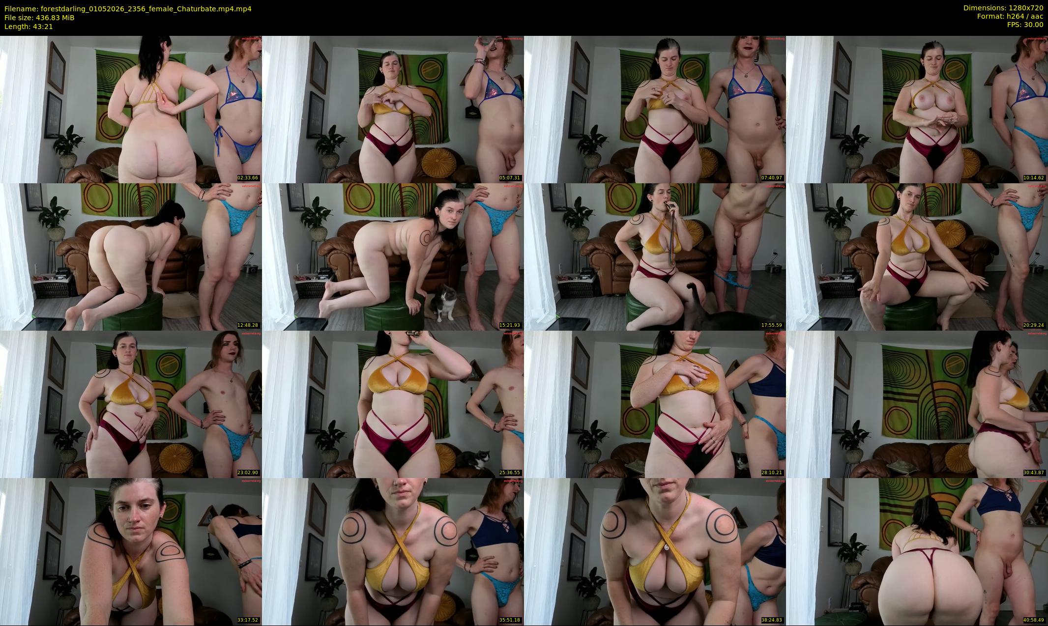 forestdarling — 44 minute Chaturbate female cam show recording, 720p, May 1, 2026