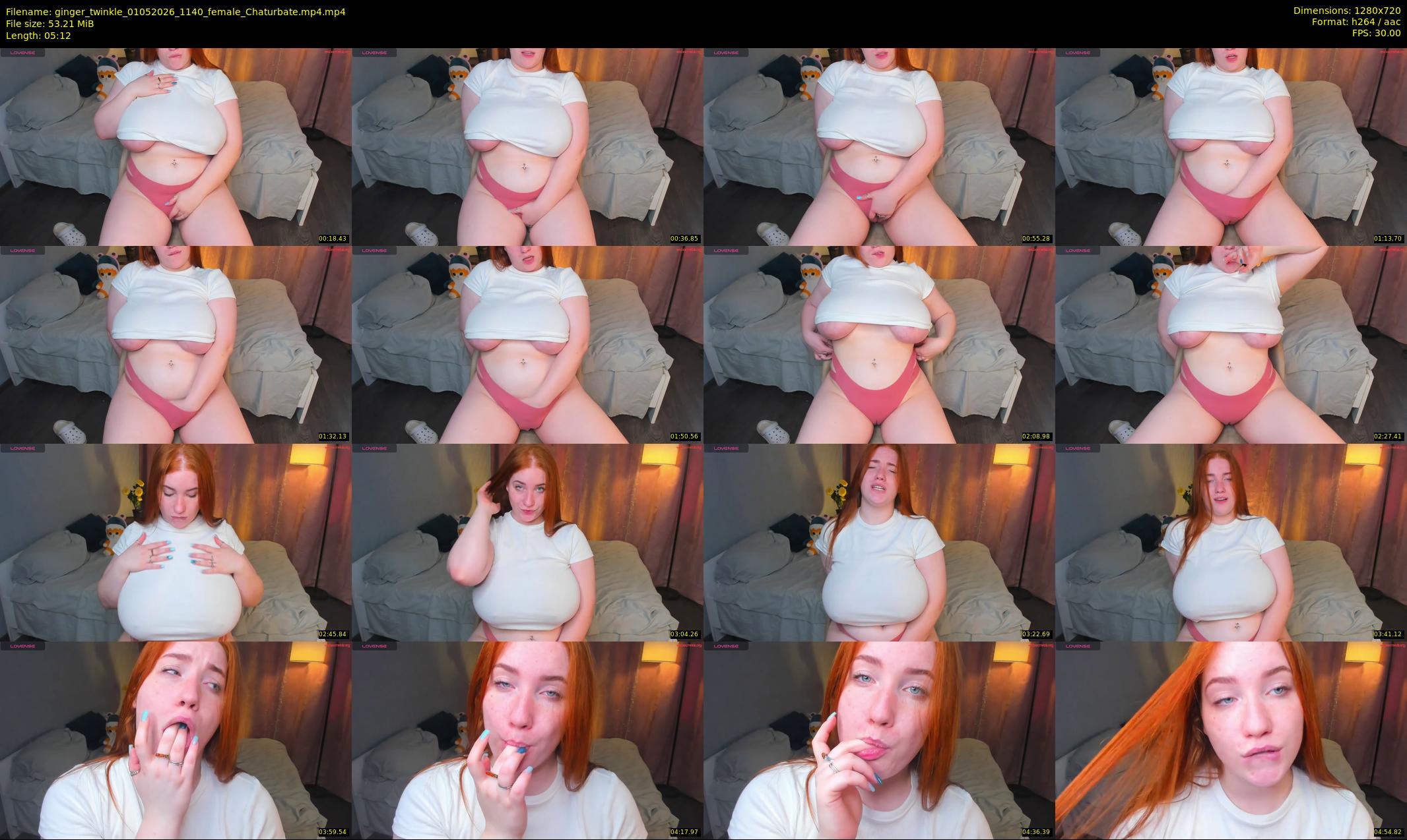 ginger_twinkle — 6 minute Chaturbate female cam show recording, 720p, May 1, 2026