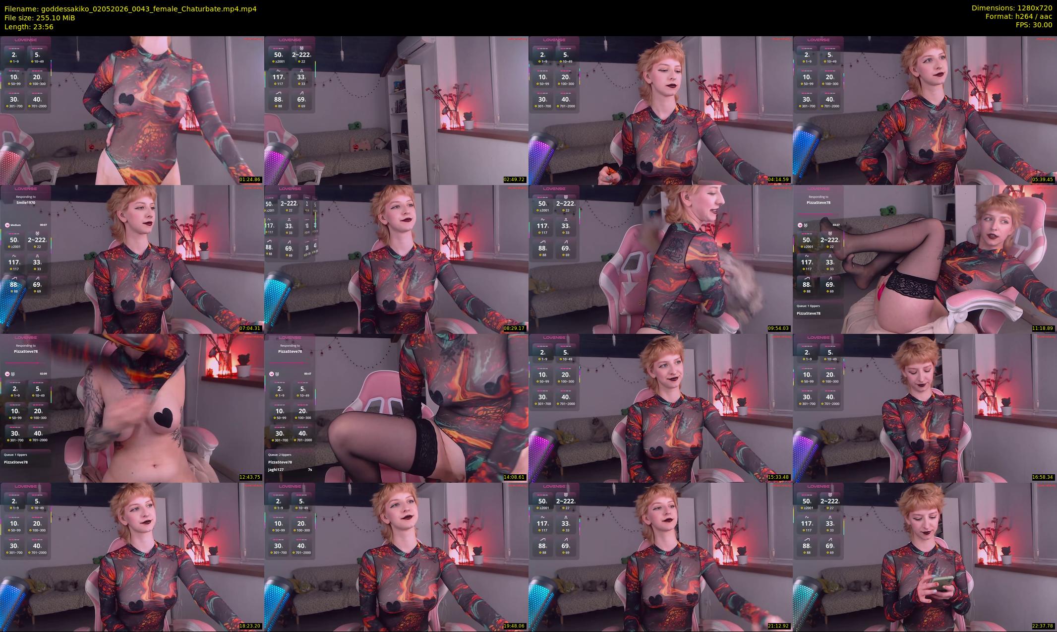 goddessakiko — 24 minute Chaturbate female cam show recording, 720p, May 2, 2026
