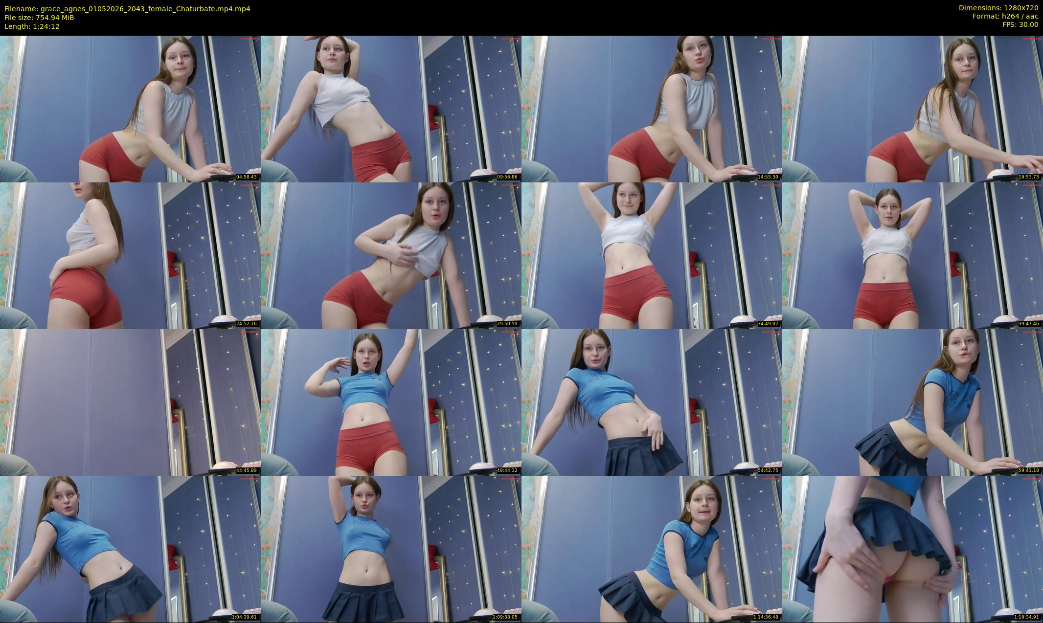 grace_agnes — 85 minute Chaturbate female cam show recording, 720p, May 1, 2026