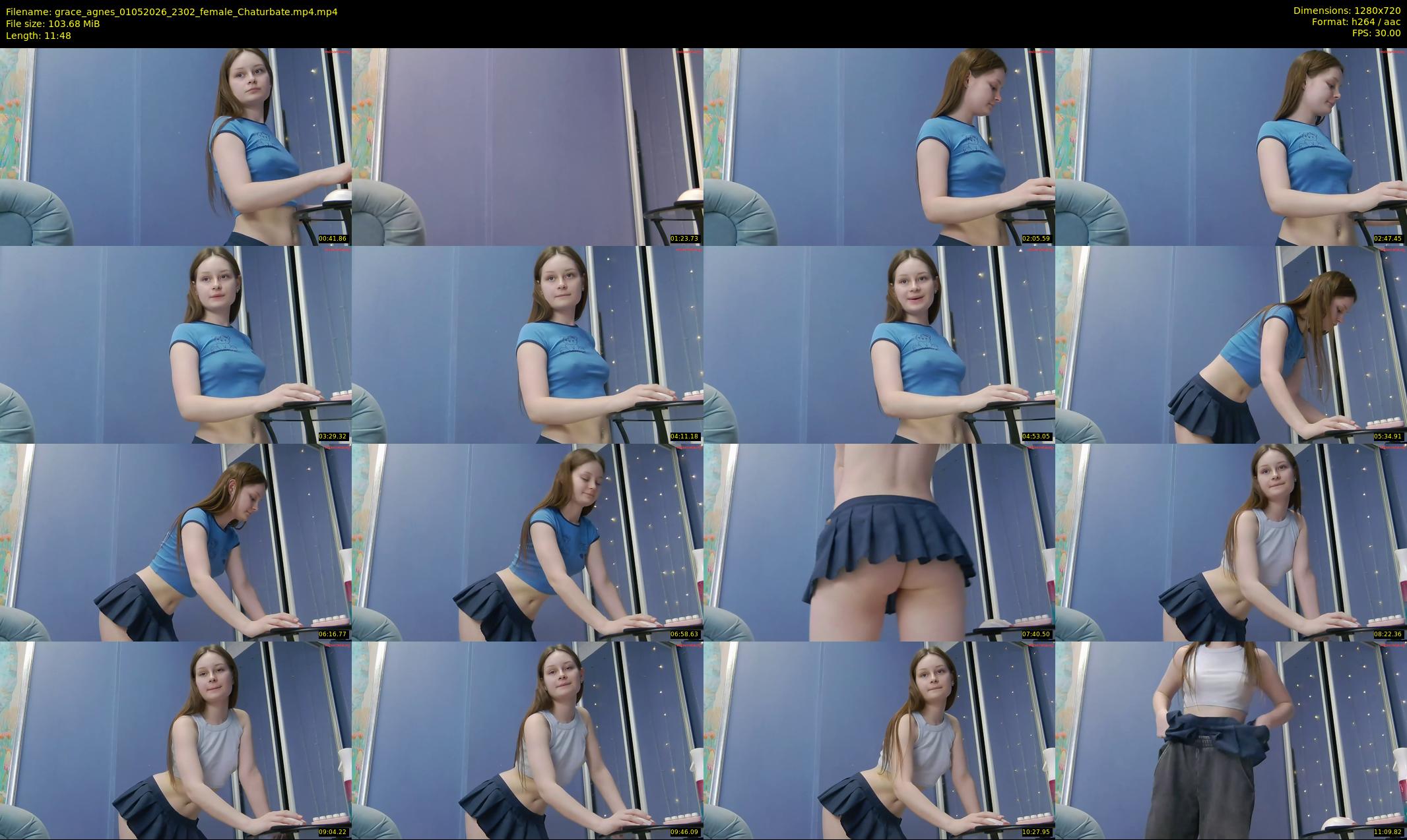 grace_agnes — 12 minute Chaturbate female cam show recording, 720p, May 1, 2026