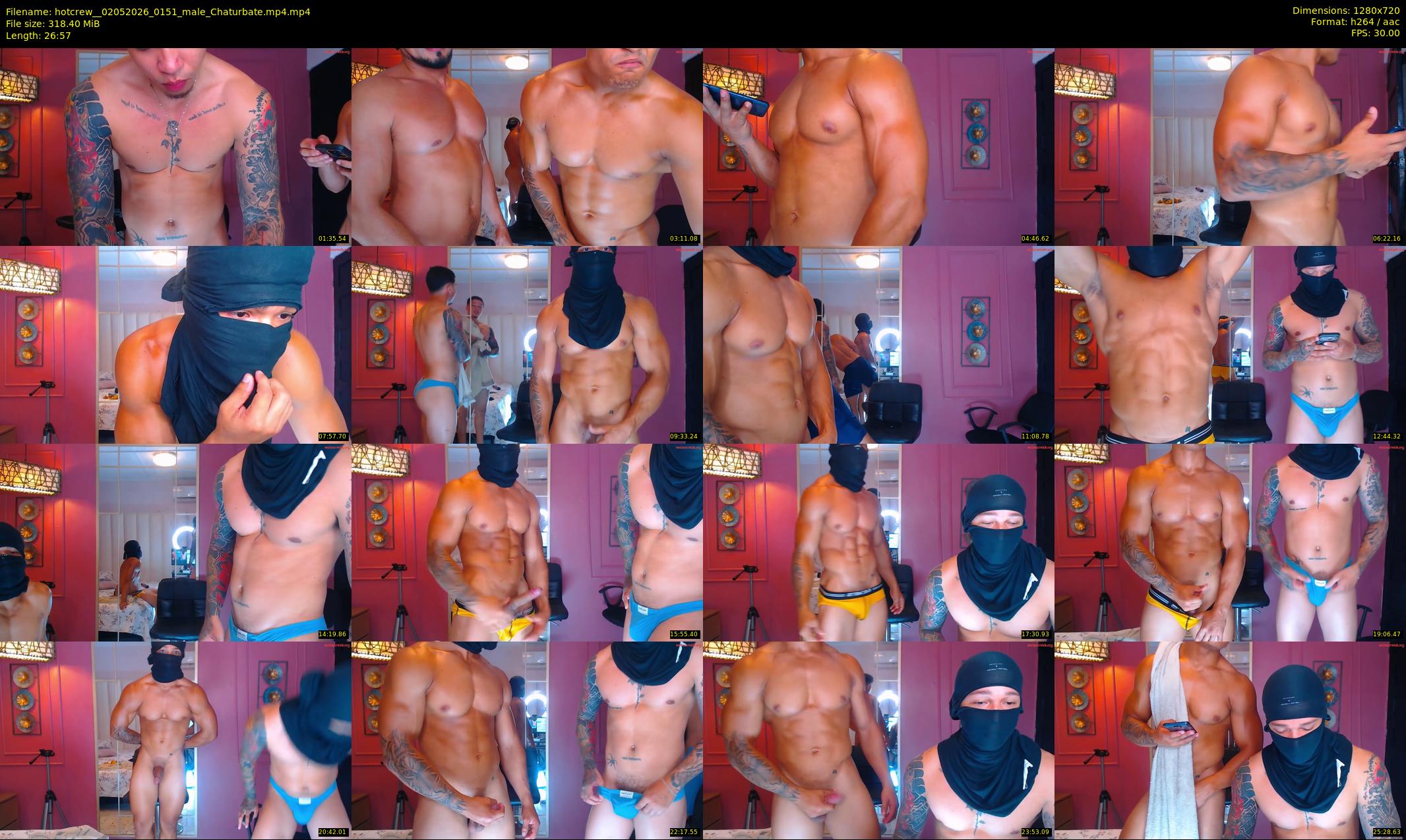 hotcrew_ — 27 minute Chaturbate male cam show recording, 720p, May 2, 2026