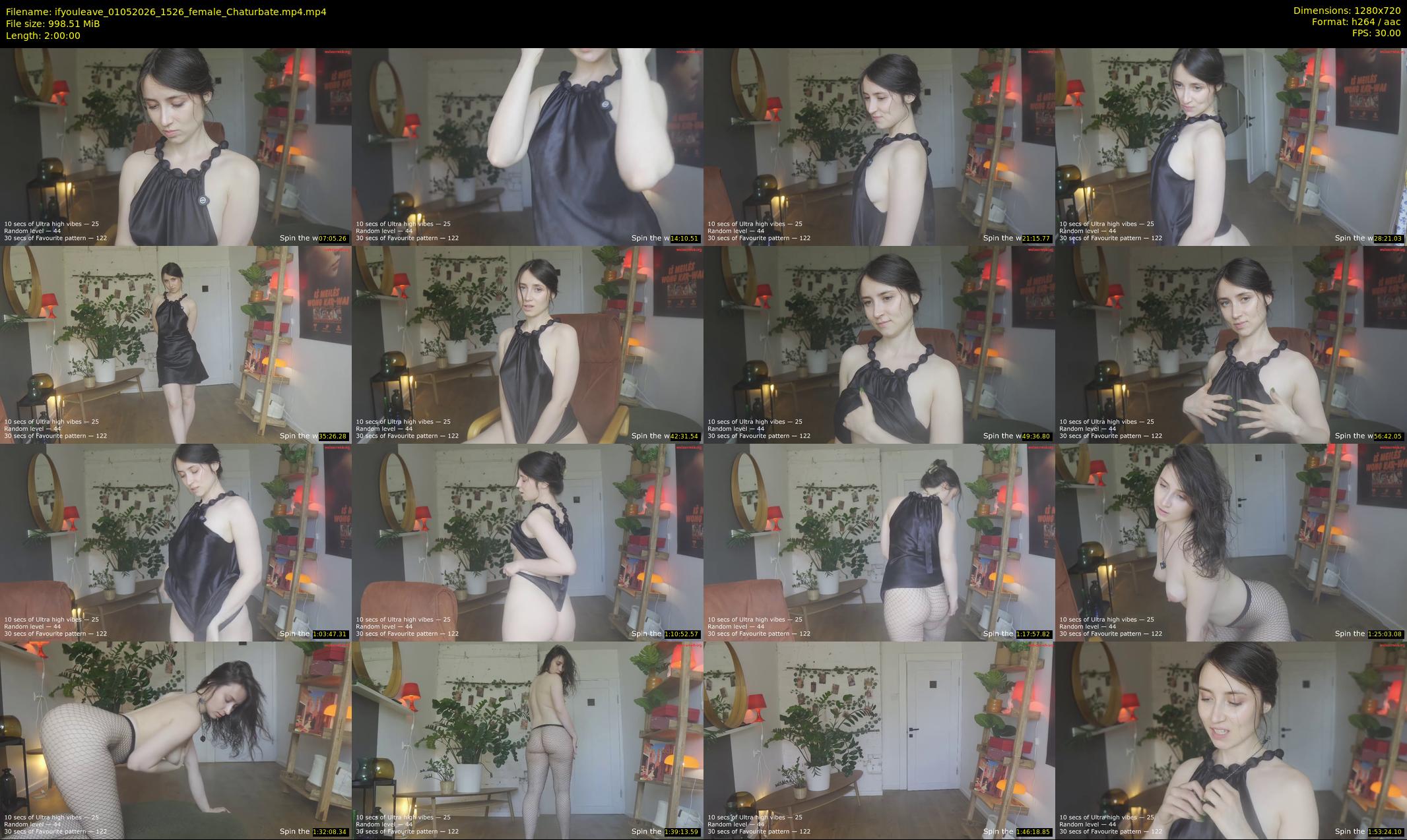 ifyouleave — 120 minute Chaturbate female cam show recording, 720p, May 1, 2026