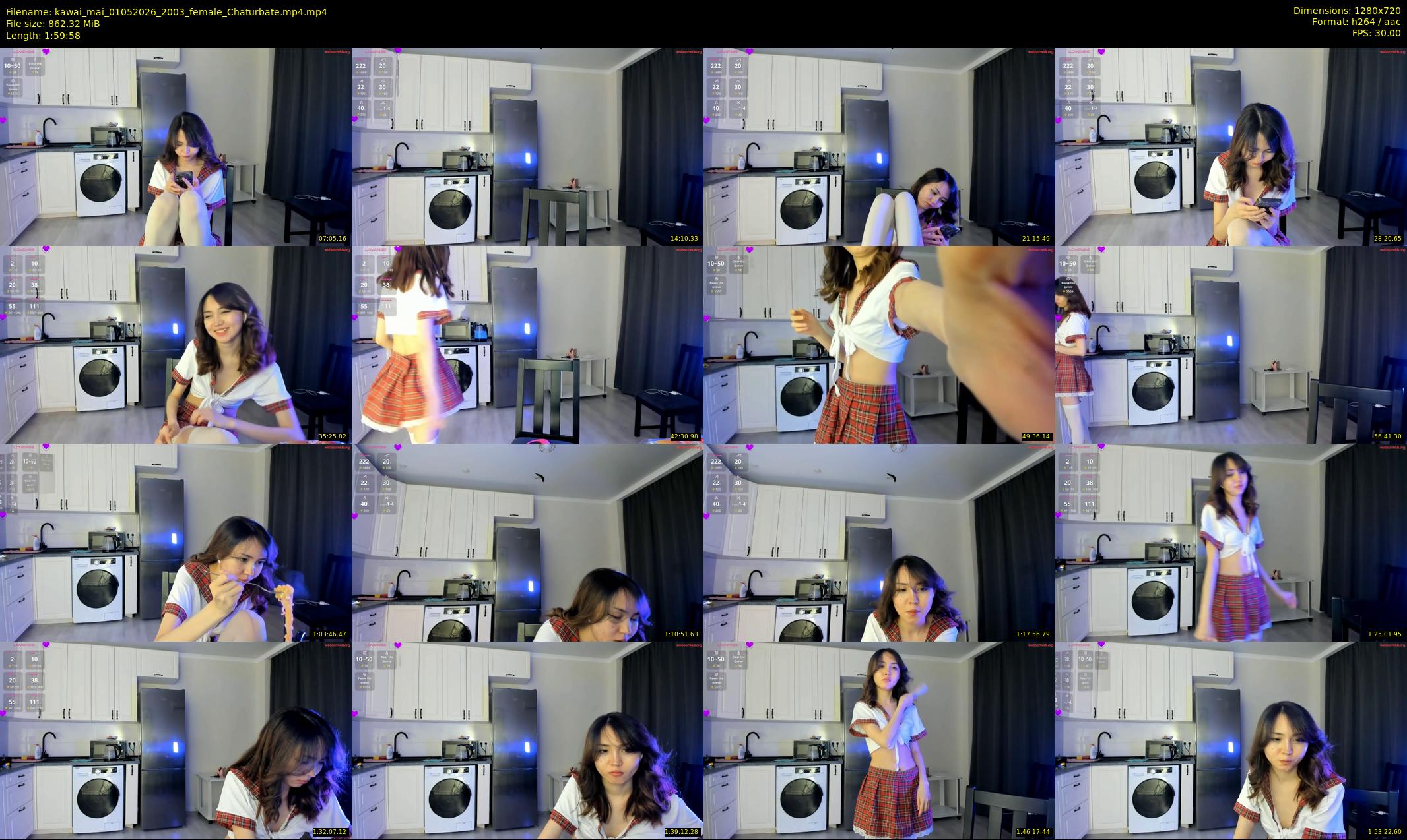 kawai_mai — 120 minute Chaturbate female cam show recording, 720p, May 1, 2026