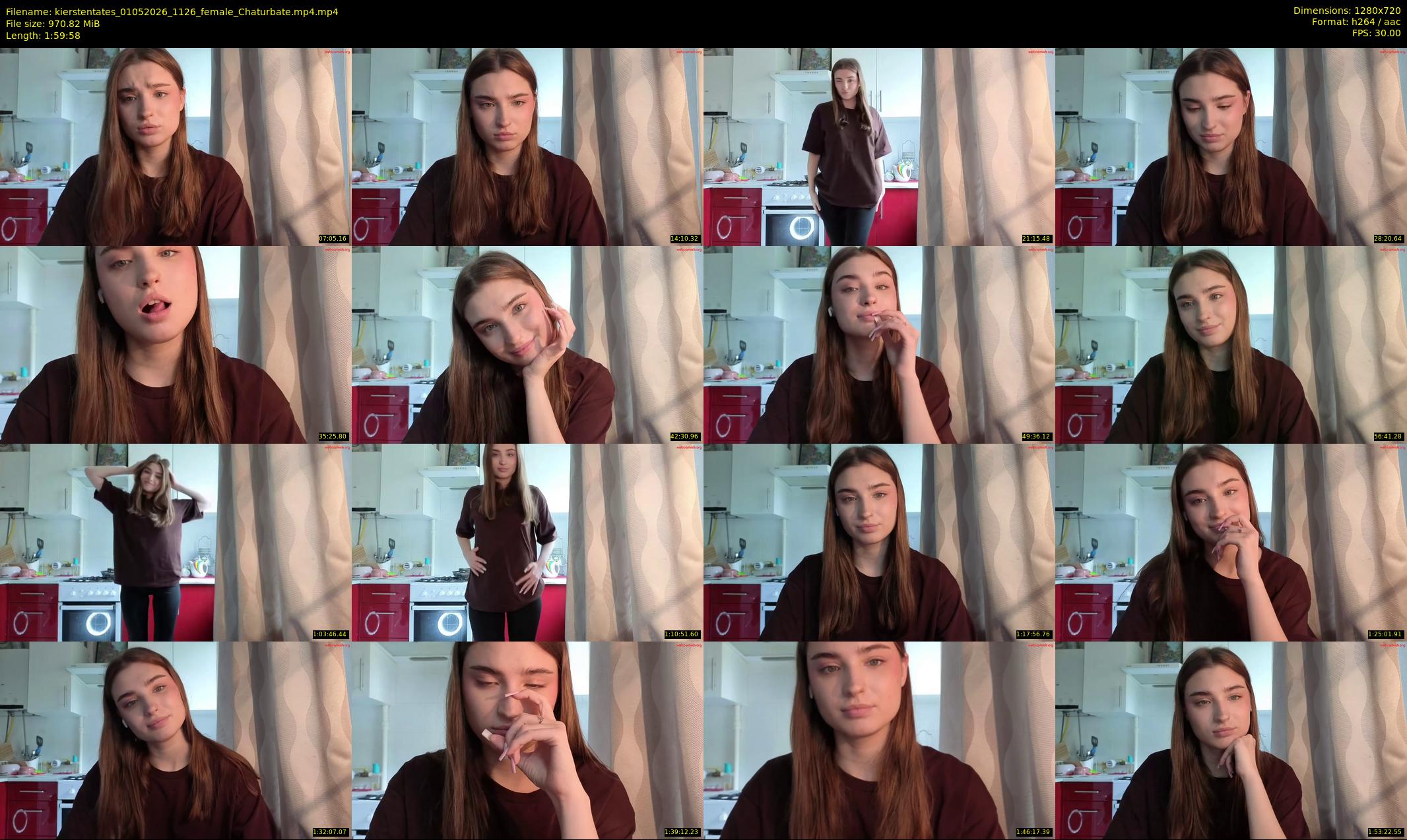 kierstentates — 120 minute Chaturbate female cam show recording, 720p, May 1, 2026