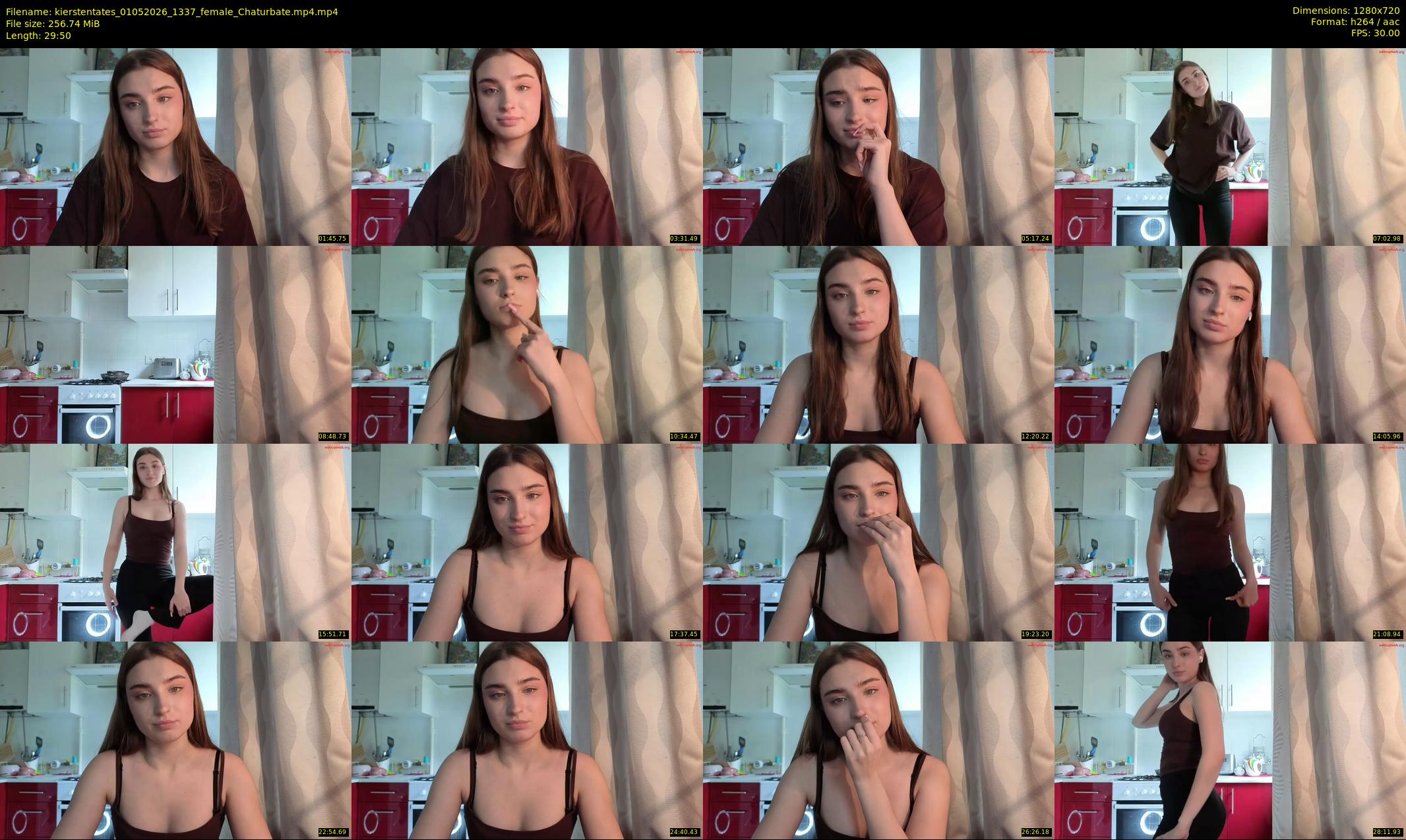 kierstentates — 30 minute Chaturbate female cam show recording, 720p, May 1, 2026