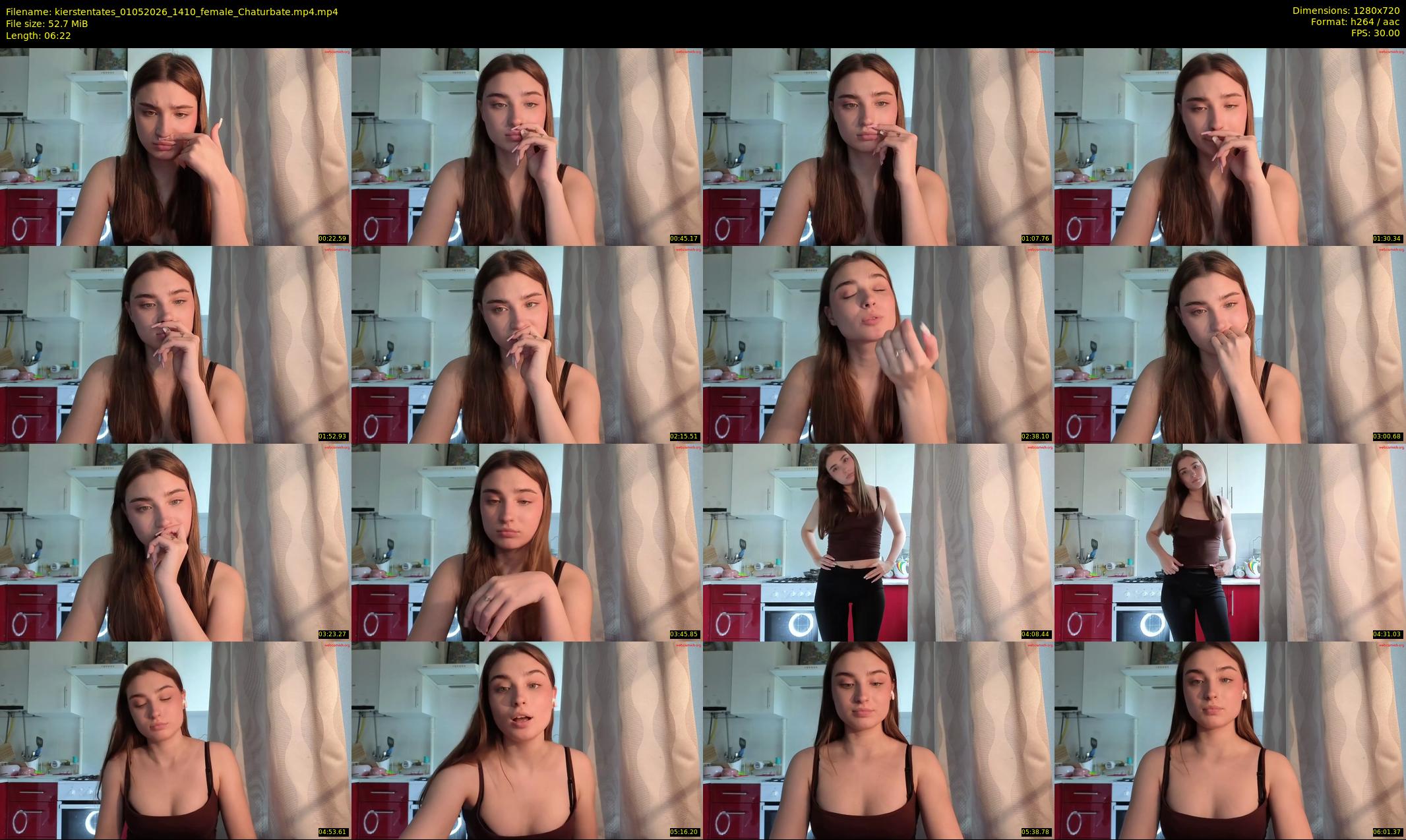 kierstentates — 7 minute Chaturbate female cam show recording, 720p, May 1, 2026