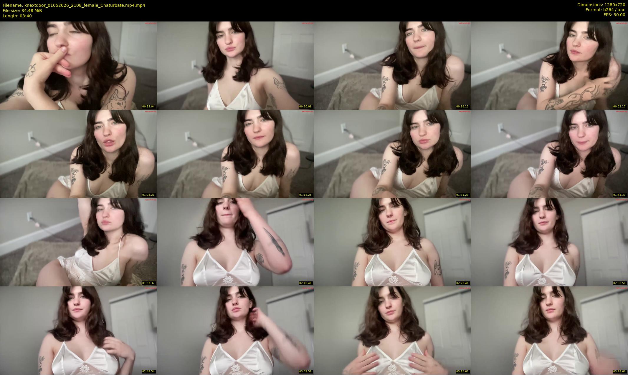 knextdoor — 4 minute Chaturbate female cam show recording, 720p, May 1, 2026