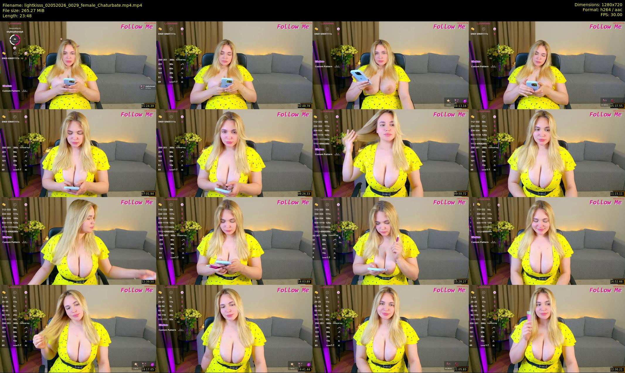 lightkisss — 24 minute Chaturbate female cam show recording, 720p, May 2, 2026