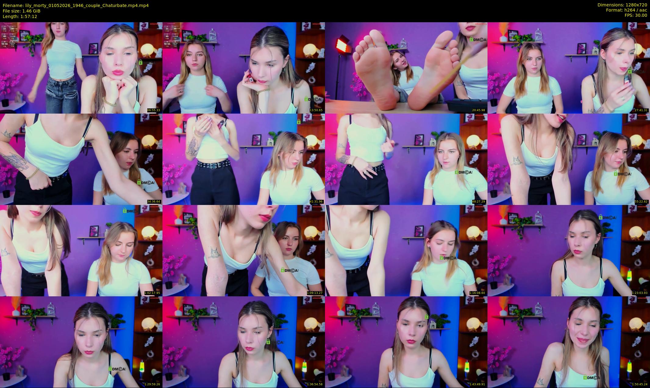 lily_morty — 118 minute Chaturbate couple cam show recording, 720p, May 1, 2026