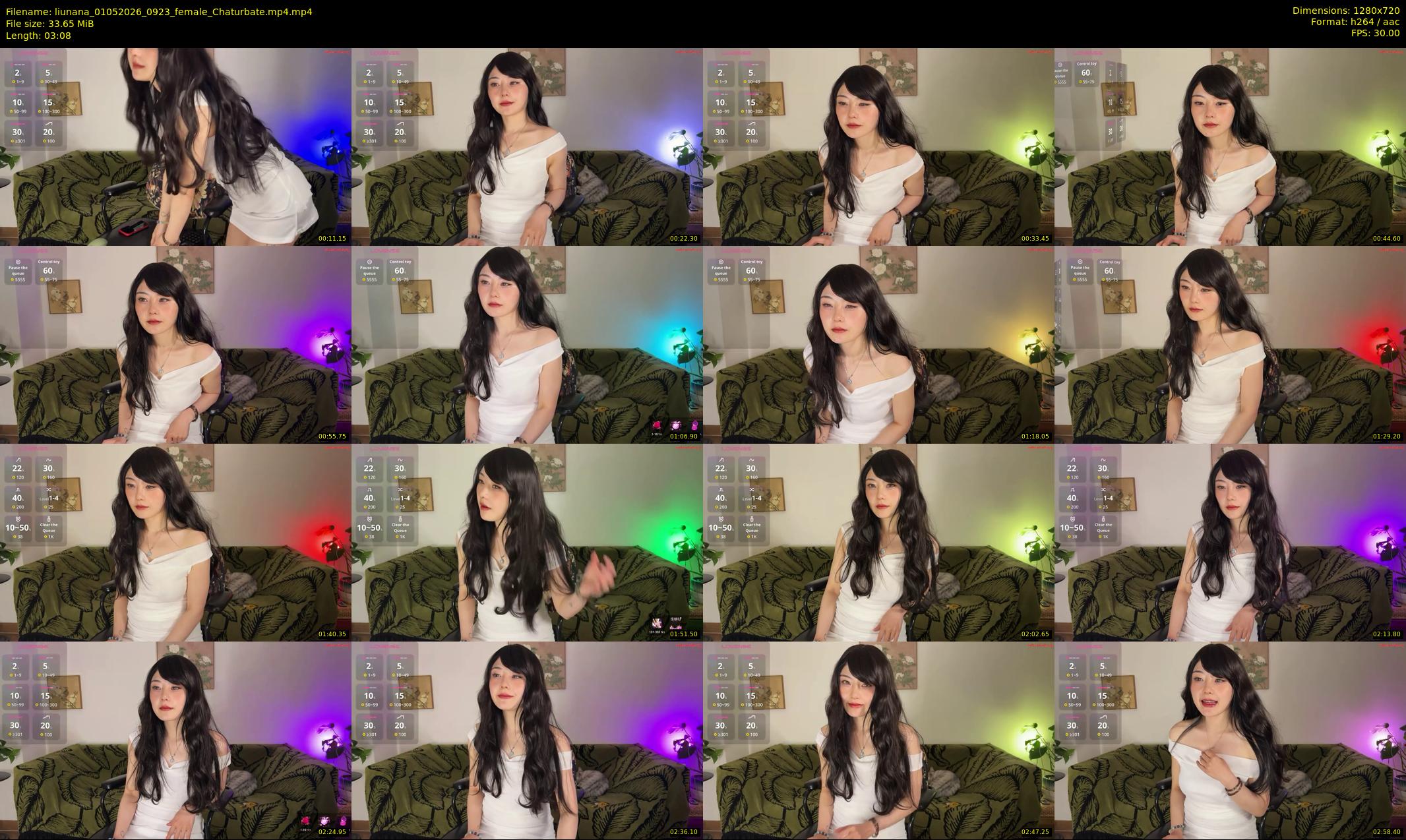 liunana — 4 minute Chaturbate female cam show recording, 720p, May 1, 2026