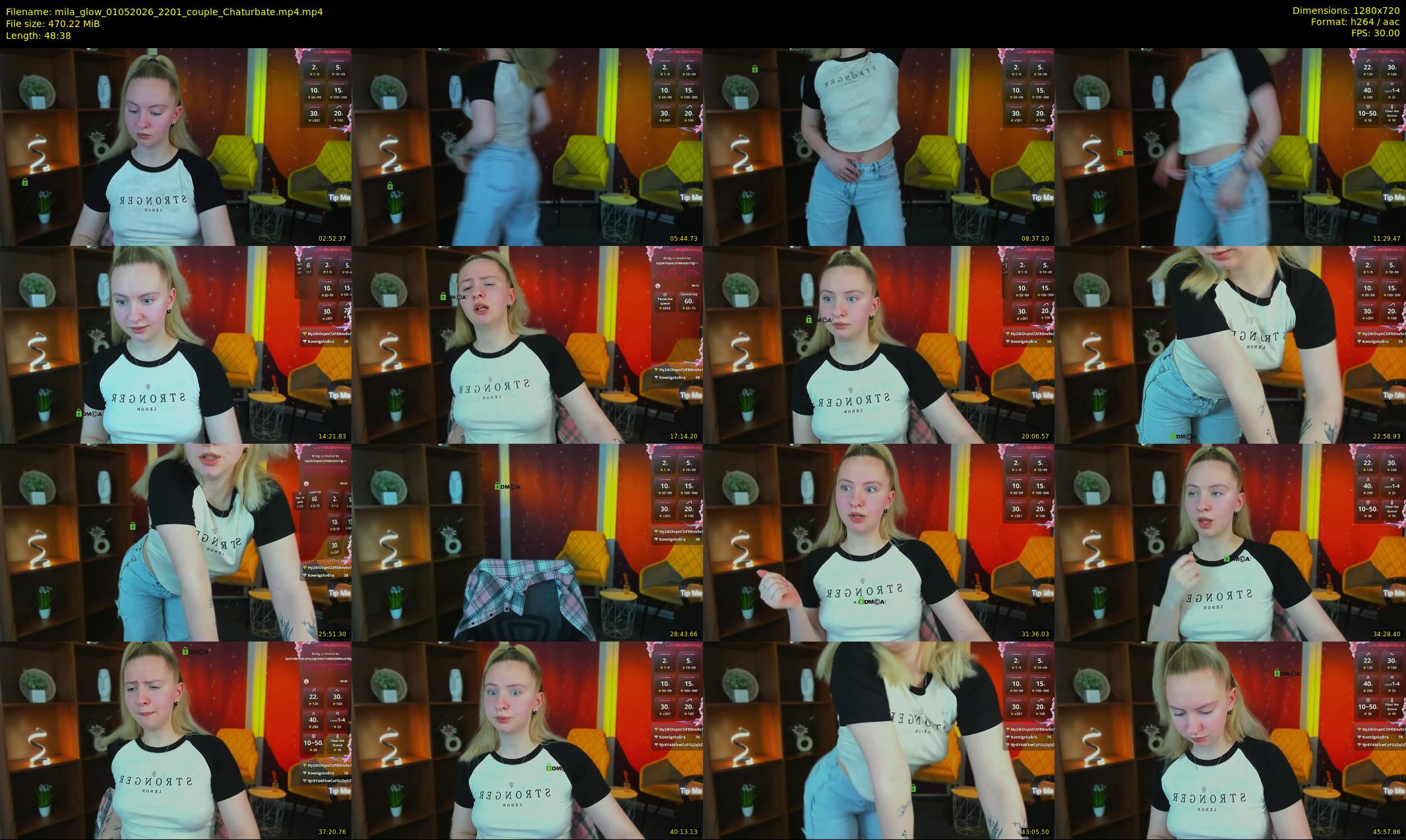 mila_glow — 49 minute Chaturbate female cam show recording, 720p, May 1, 2026