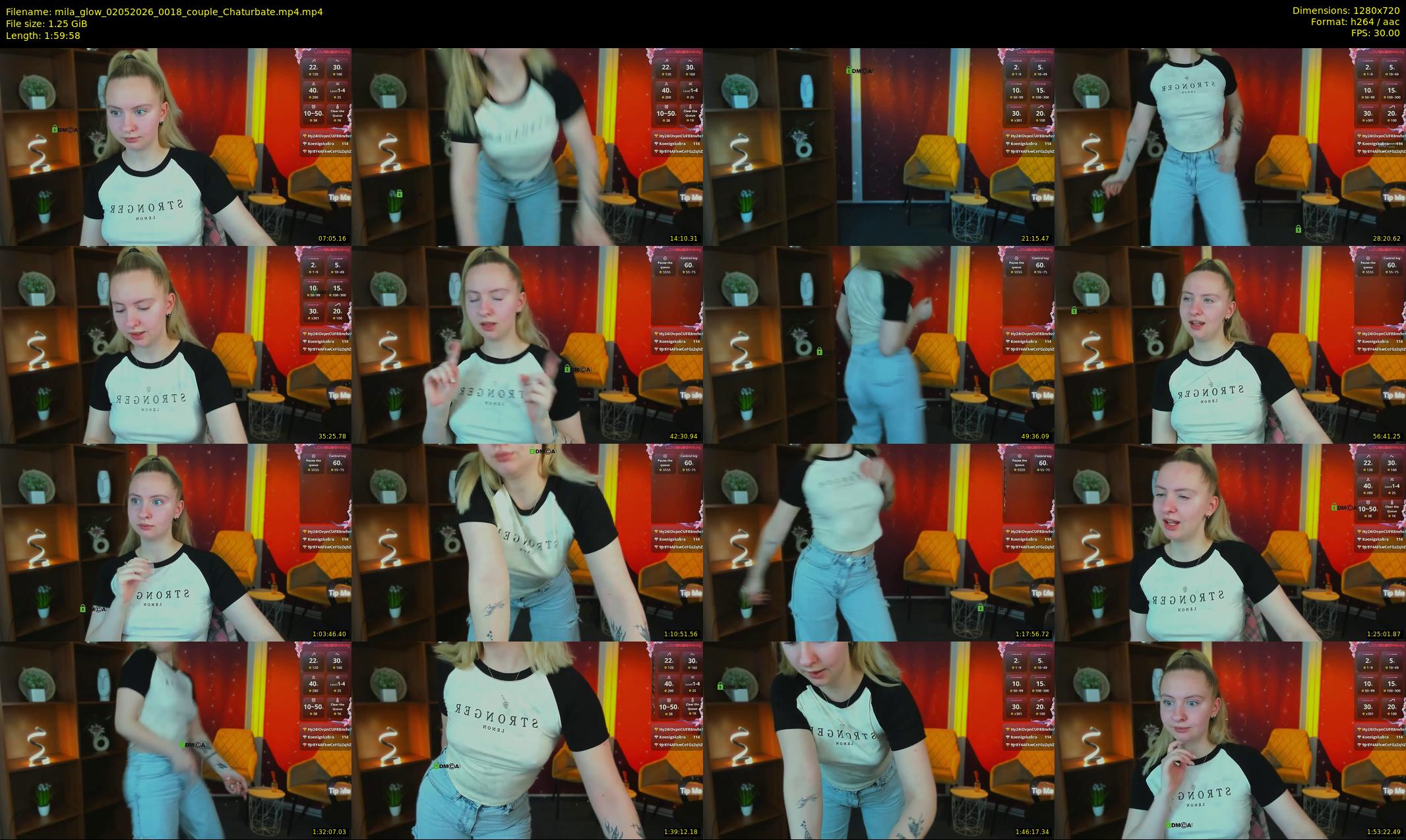 mila_glow — 120 minute Chaturbate female cam show recording, 720p, May 2, 2026