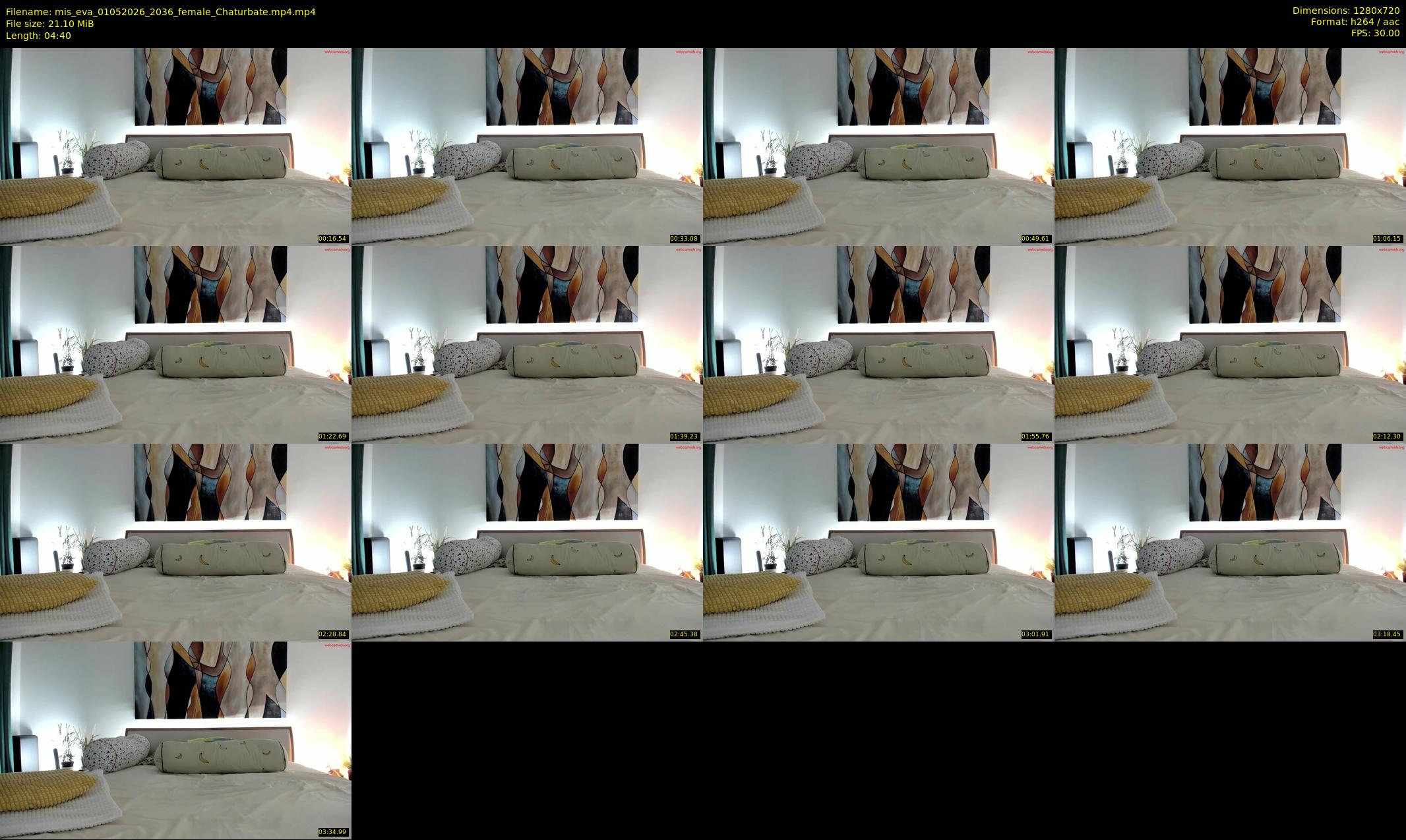 mis_eva — 5 minute Chaturbate female cam show recording, 720p, May 1, 2026