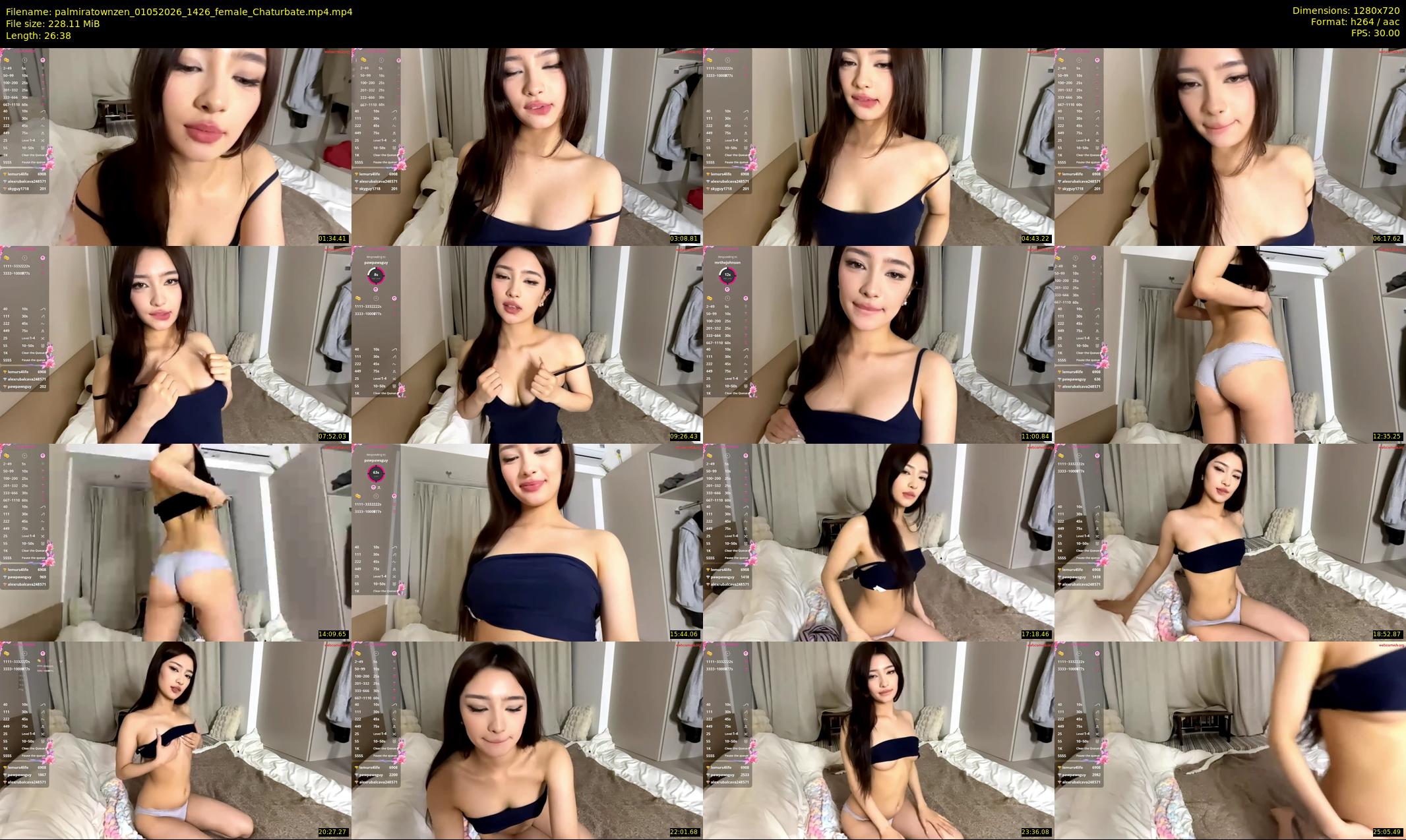 palmiratownzen — 27 minute Chaturbate female cam show recording, 720p, May 1, 2026