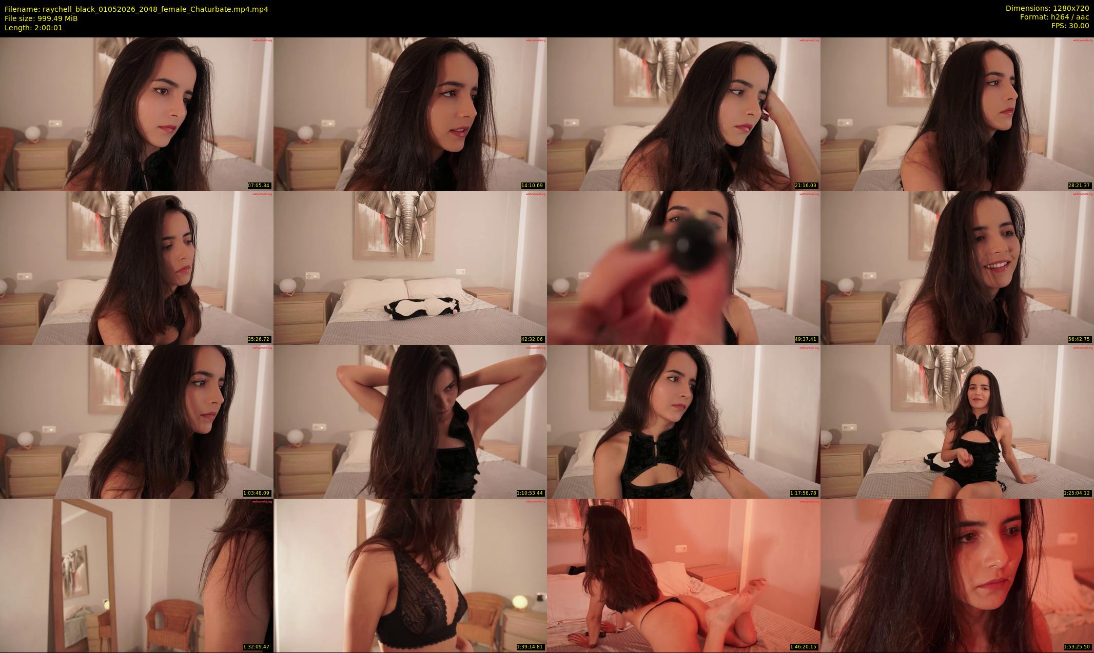 raychell_black — 121 minute Chaturbate female cam show recording, 720p, May 1, 2026