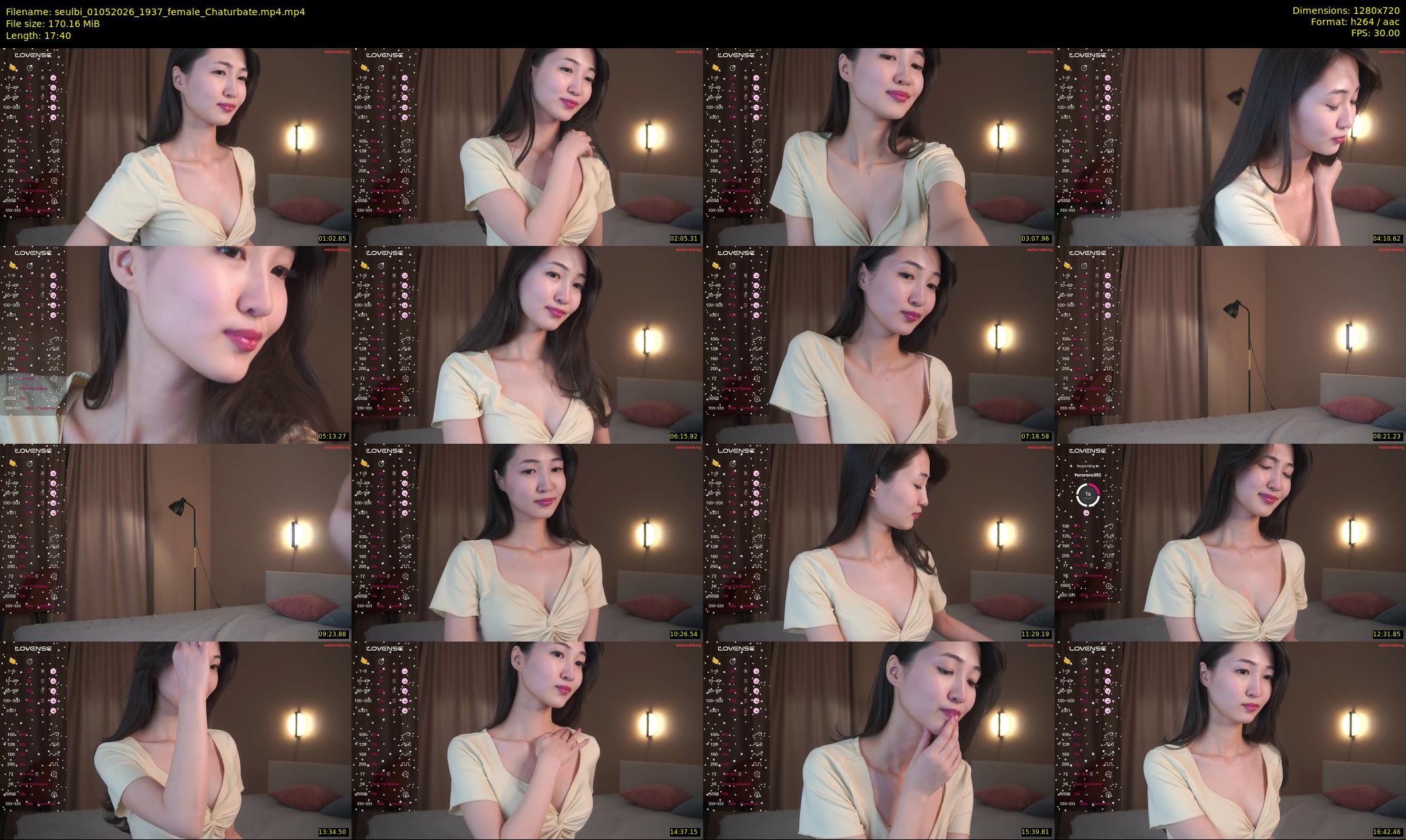 seulbi — 18 minute Chaturbate female cam show recording, 720p, May 1, 2026