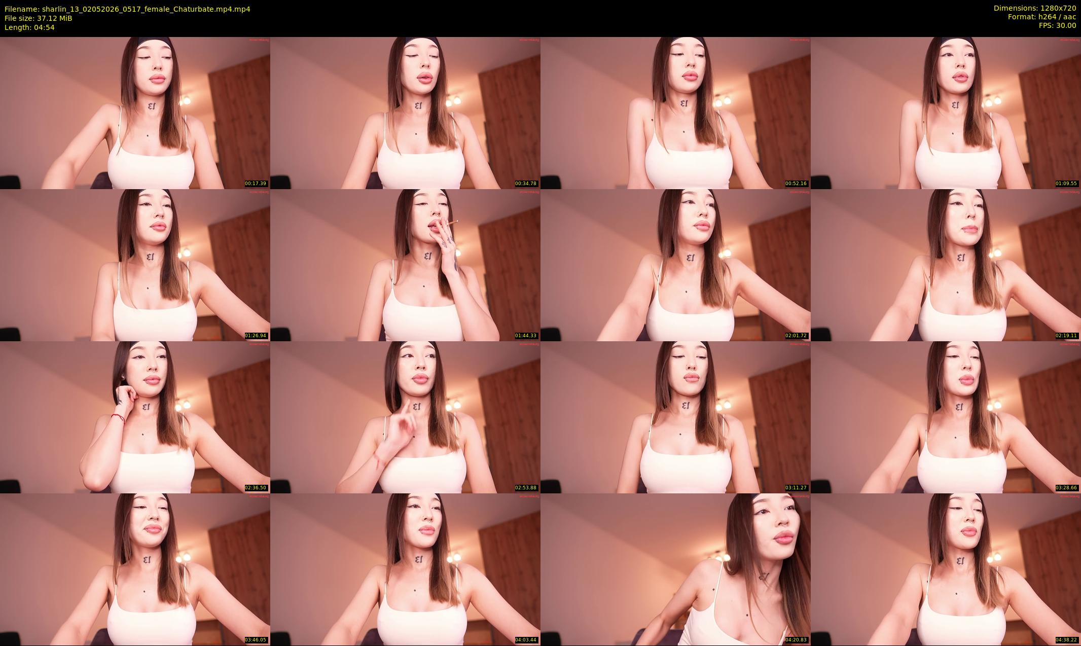 sharlin_13 — 5 minute Chaturbate female cam show recording, 720p, May 2, 2026