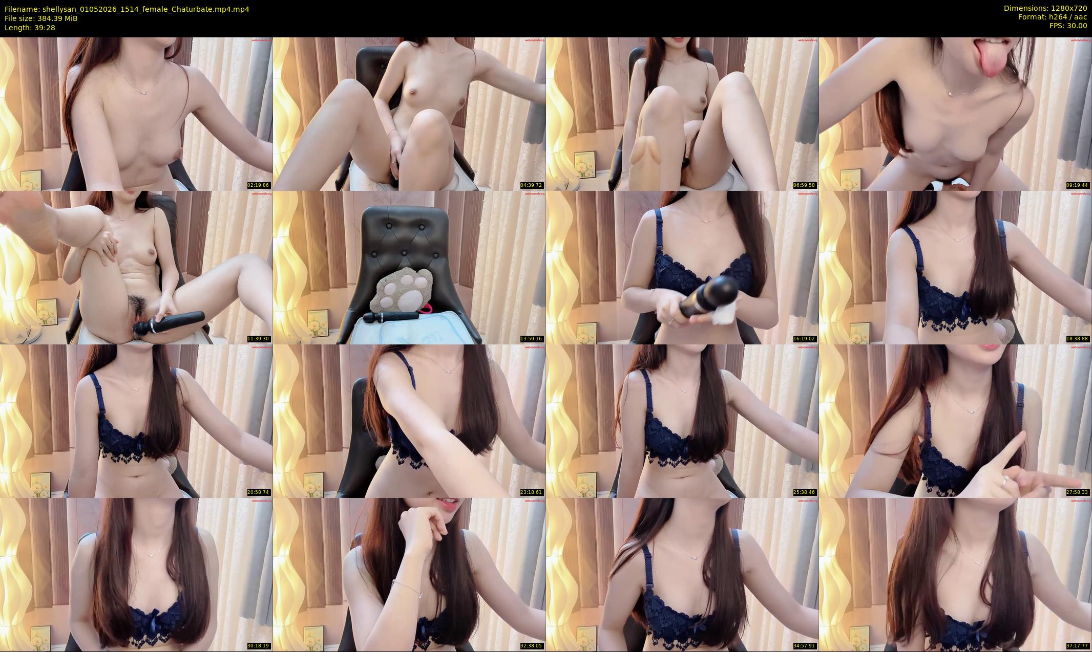 shellysan — 40 minute Chaturbate female cam show recording, 720p, May 1, 2026