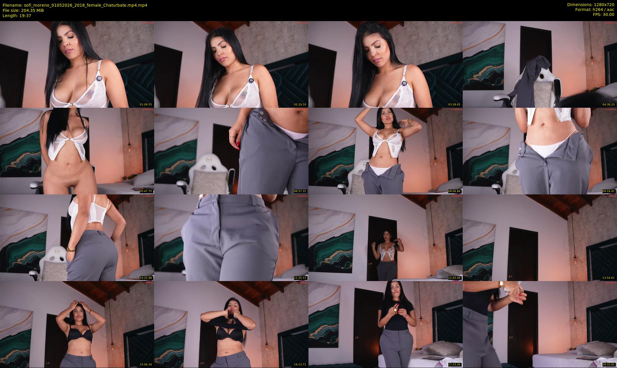 sofi_moreno — 20 minute Chaturbate female cam show recording, 720p, May 1, 2026