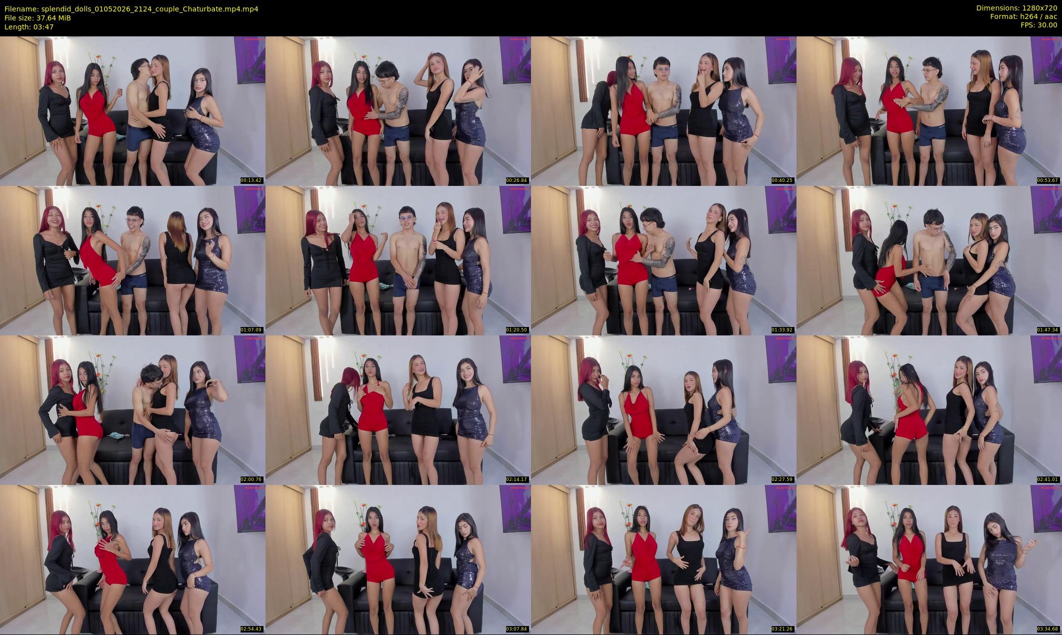 splendid_dolls — 4 minute Chaturbate couple cam show recording, 720p, May 1, 2026