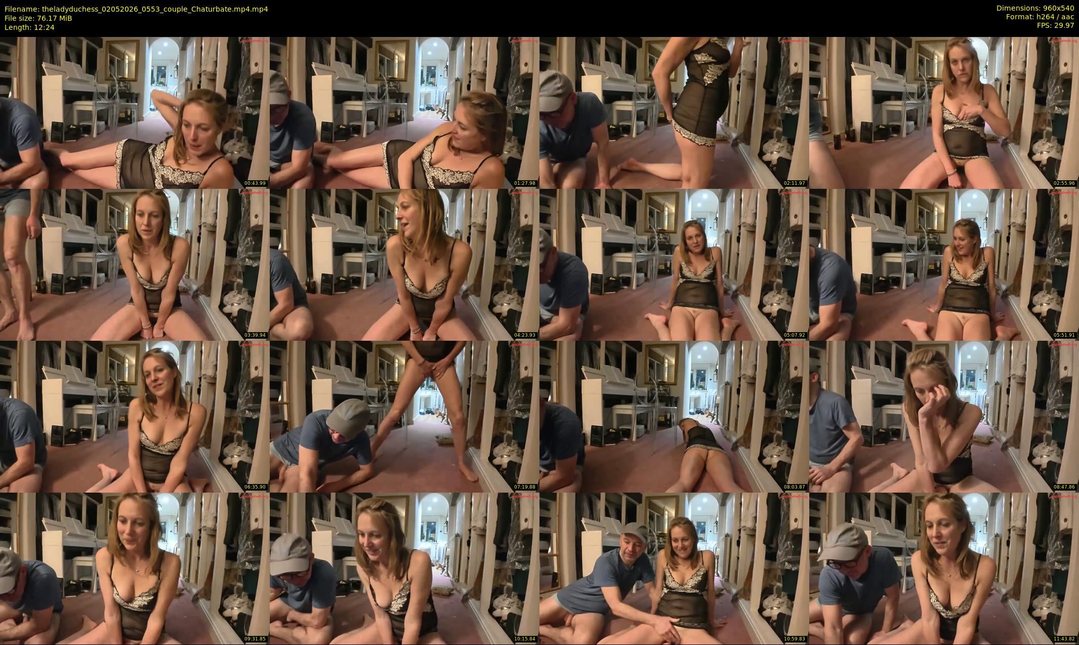 theladyduchess — 13 minute Chaturbate couple cam show recording, 480p, May 2, 2026