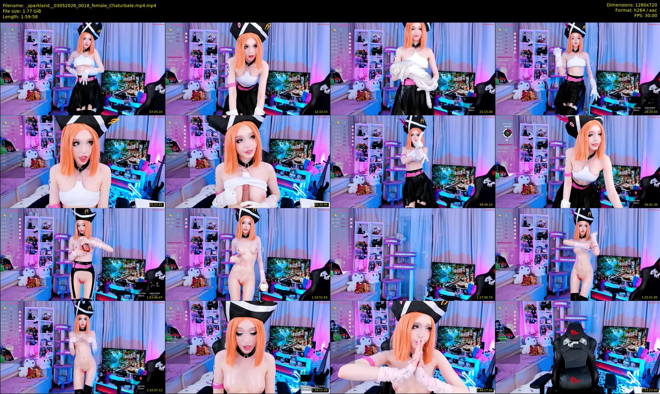_sparkland_ — 120 minute Chaturbate female cam show recording, 720p, May 3, 2026