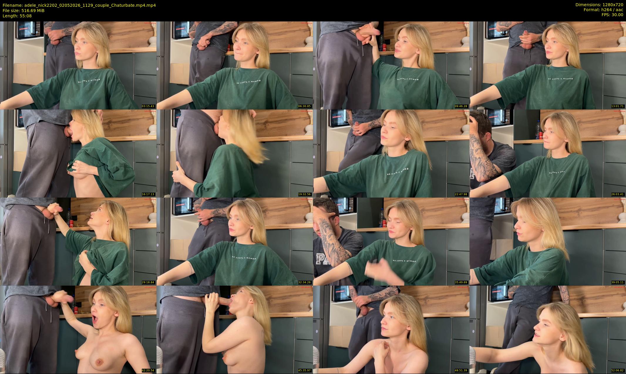 adele_nick2202 — 56 minute Chaturbate couple cam show recording, 720p, May 2, 2026