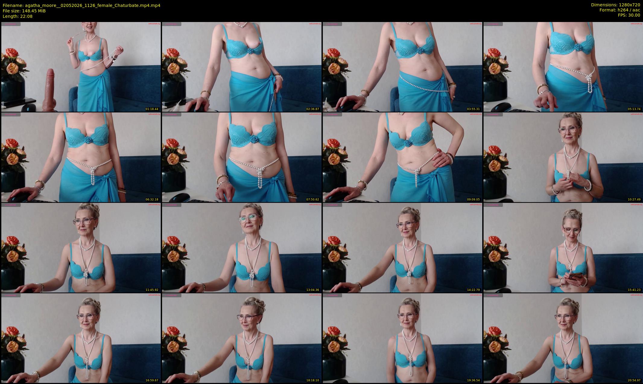 agatha_moore_ — 23 minute Chaturbate female cam show recording, 720p, May 2, 2026