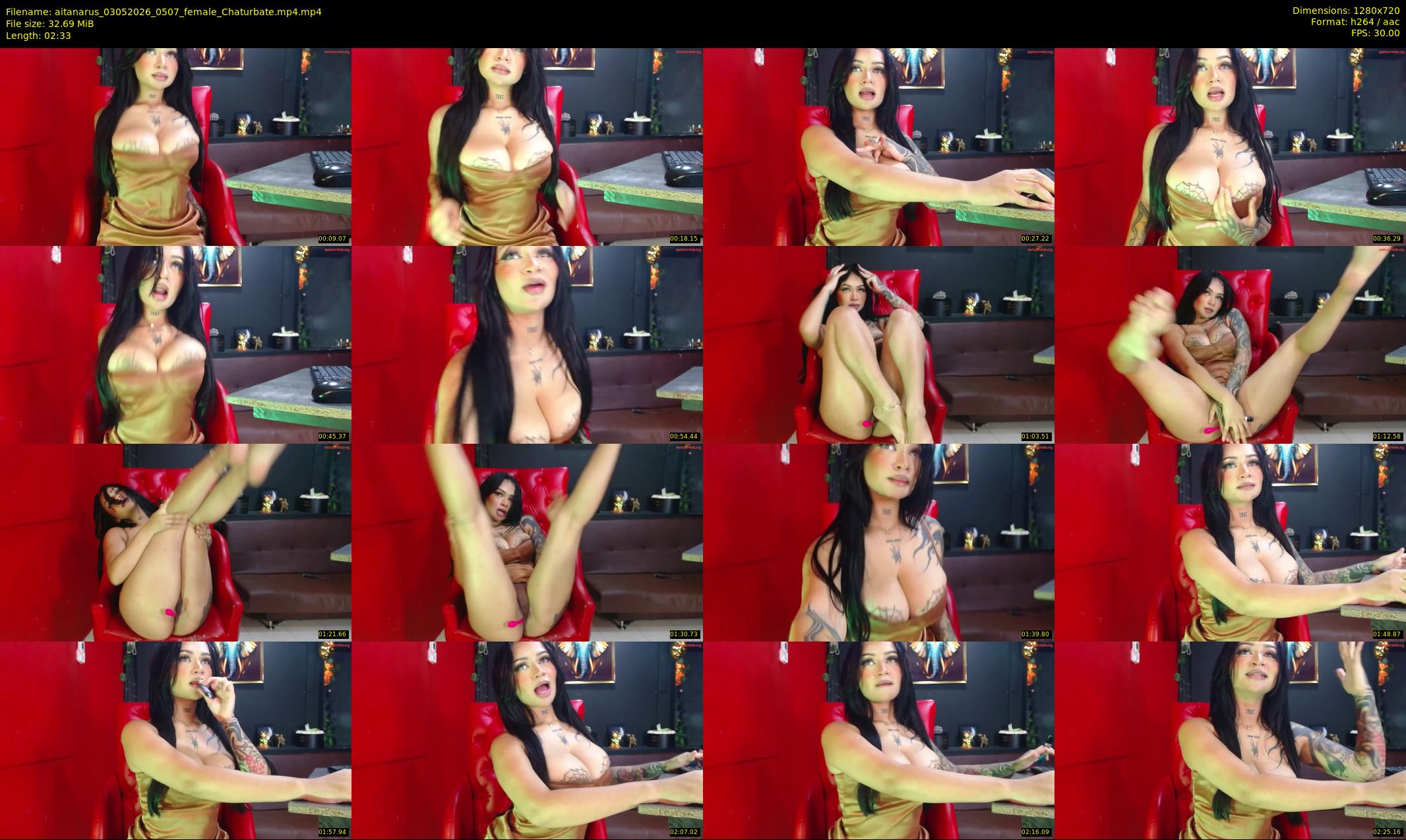 aitanarus — 3 minute Chaturbate female cam show recording, 720p, May 3, 2026
