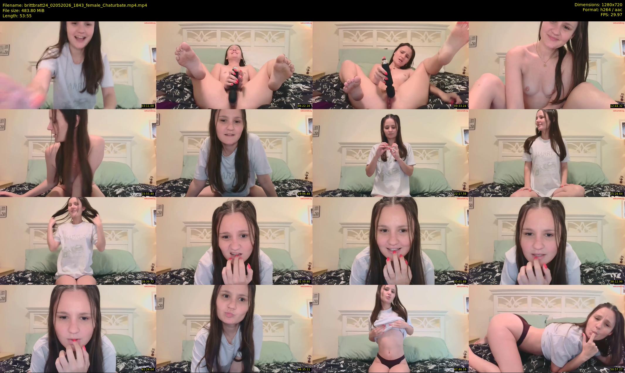 brittbratt24 — 54 minute Chaturbate female cam show recording, 720p, May 2, 2026