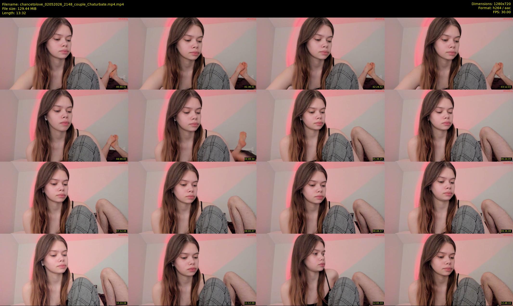 chancetolove — 14 minute Chaturbate couple cam show recording, 720p, May 2, 2026