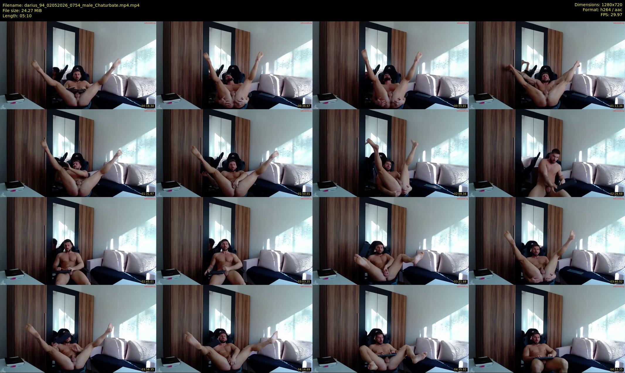 darius_94 — 6 minute Chaturbate male cam show recording, 720p, May 2, 2026