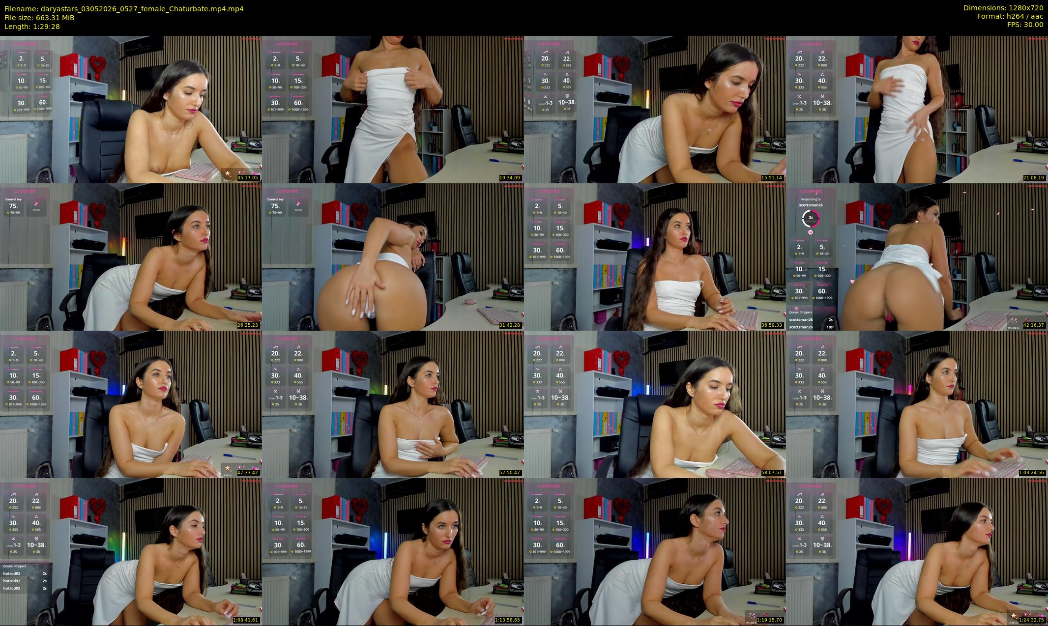 daryastars — 90 minute Chaturbate couple cam show recording, 720p, May 3, 2026