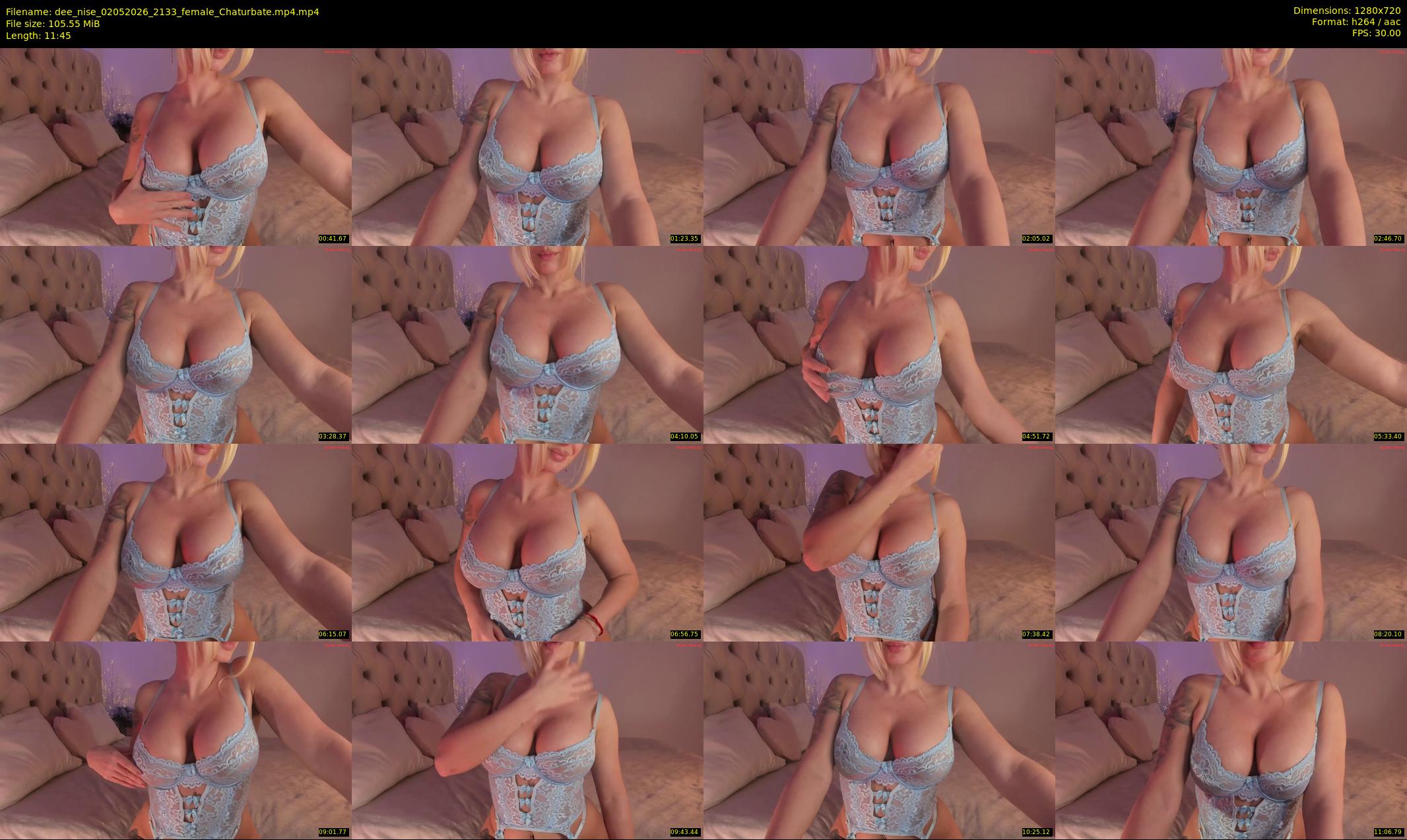 dee_nise — 12 minute Chaturbate female cam show recording, 720p, May 2, 2026
