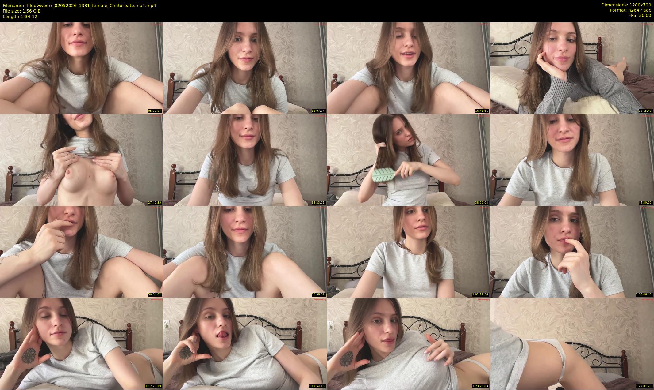 fflloowweerr — 95 minute Chaturbate couple cam show recording, 720p, May 2, 2026