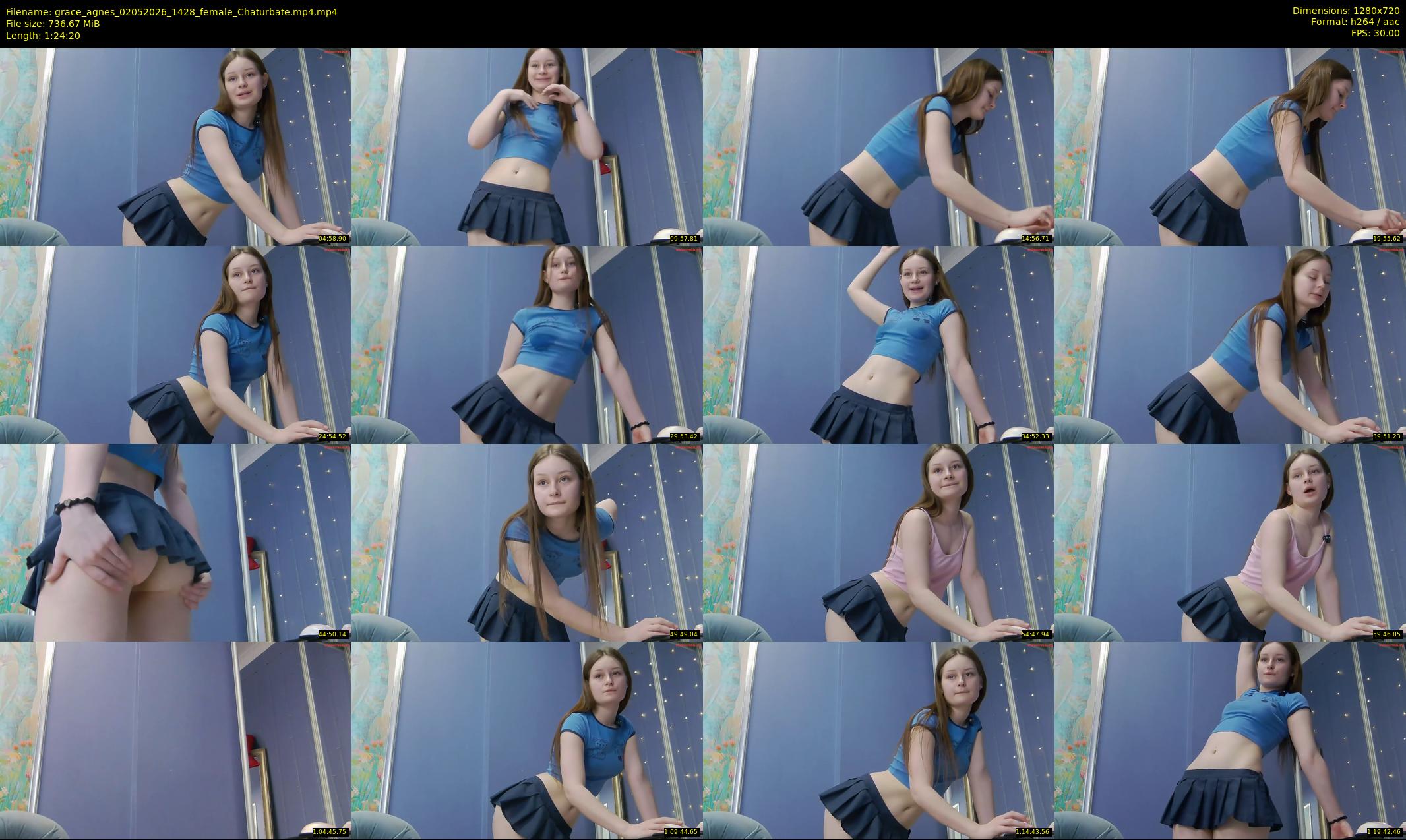grace_agnes — 85 minute Chaturbate female cam show recording, 720p, May 2, 2026