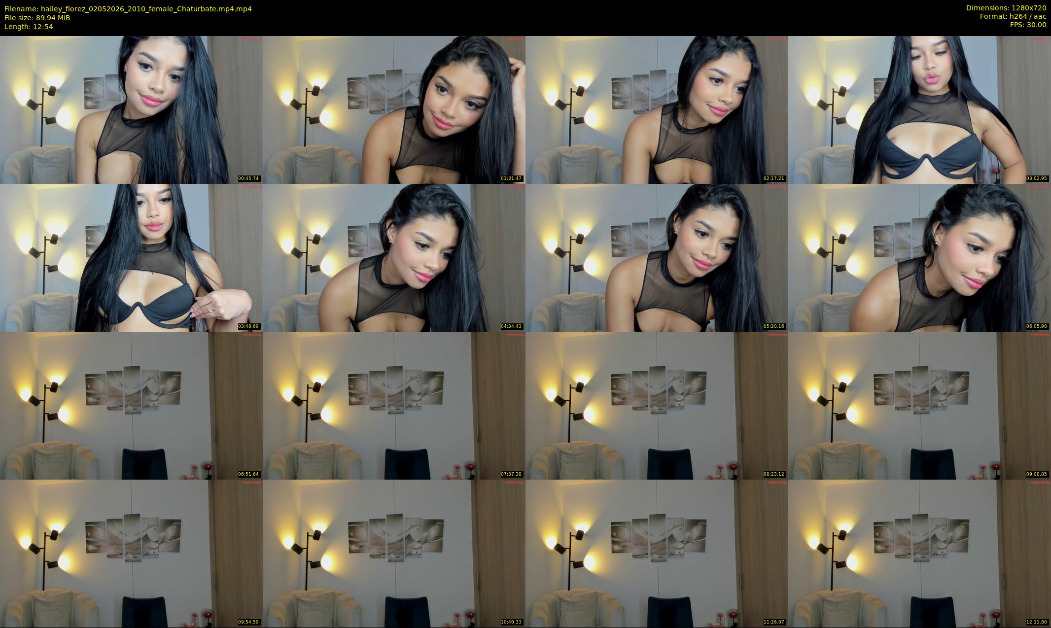 hailey_florez — 13 minute Chaturbate female cam show recording, 720p, May 2, 2026