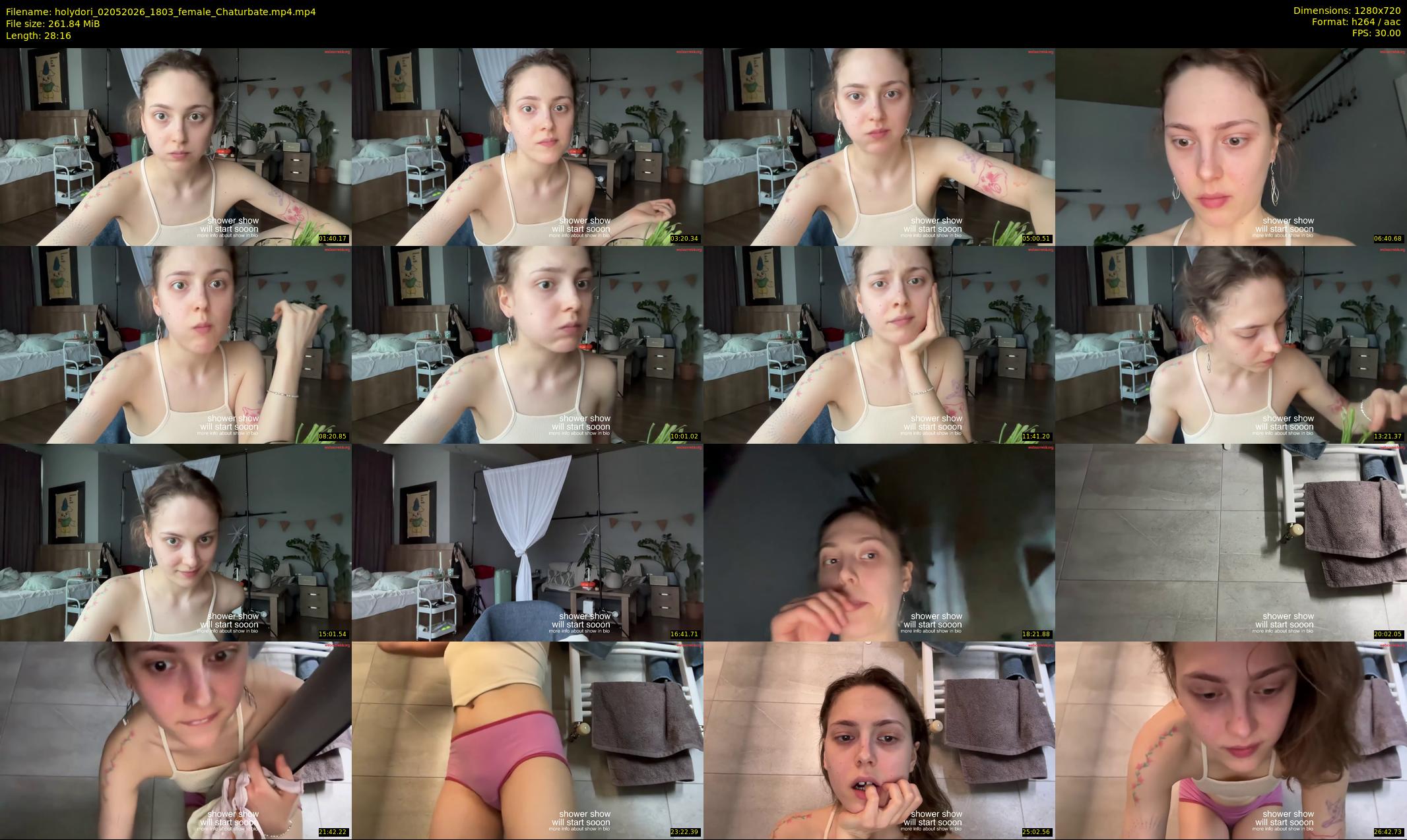 holydori — 29 minute Chaturbate female cam show recording, 720p, May 2, 2026