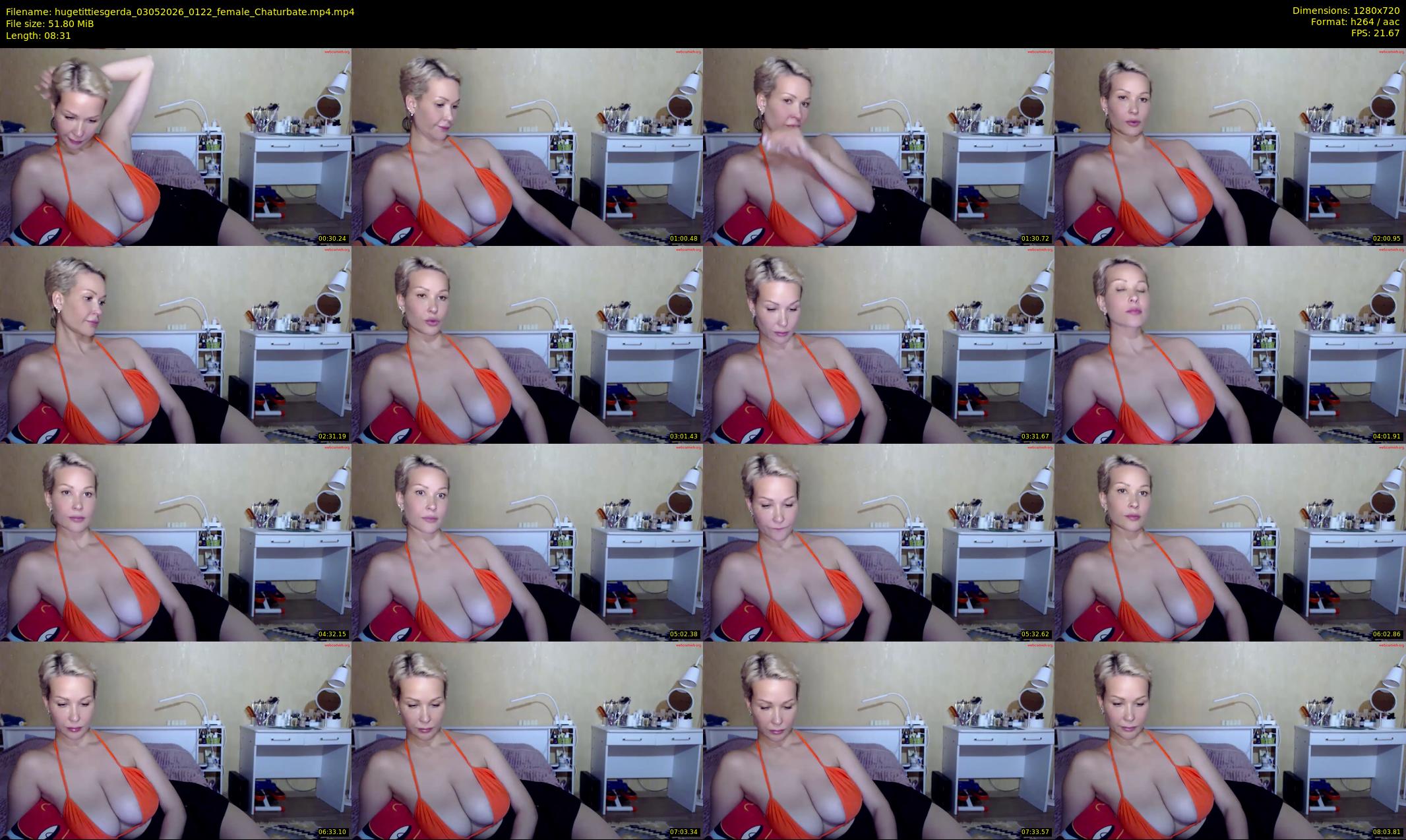 hugetittiesgerda — 9 minute Chaturbate female cam show recording, 720p, May 3, 2026