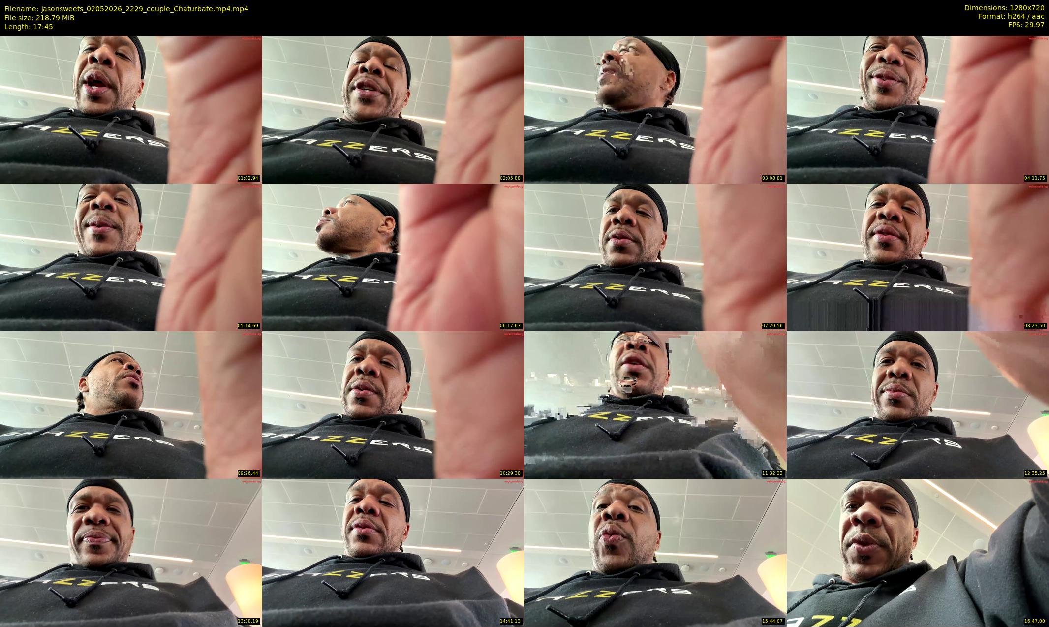 jasonsweets — 18 minute Chaturbate couple cam show recording, 720p, May 2, 2026