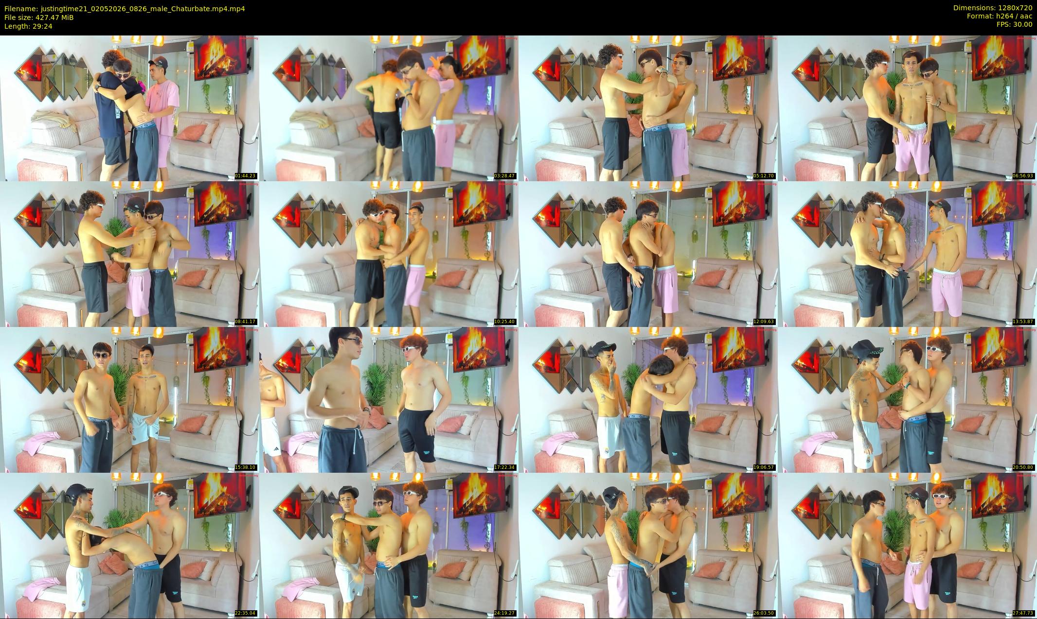 justingtime21 — 30 minute Chaturbate male cam show recording, 720p, May 2, 2026