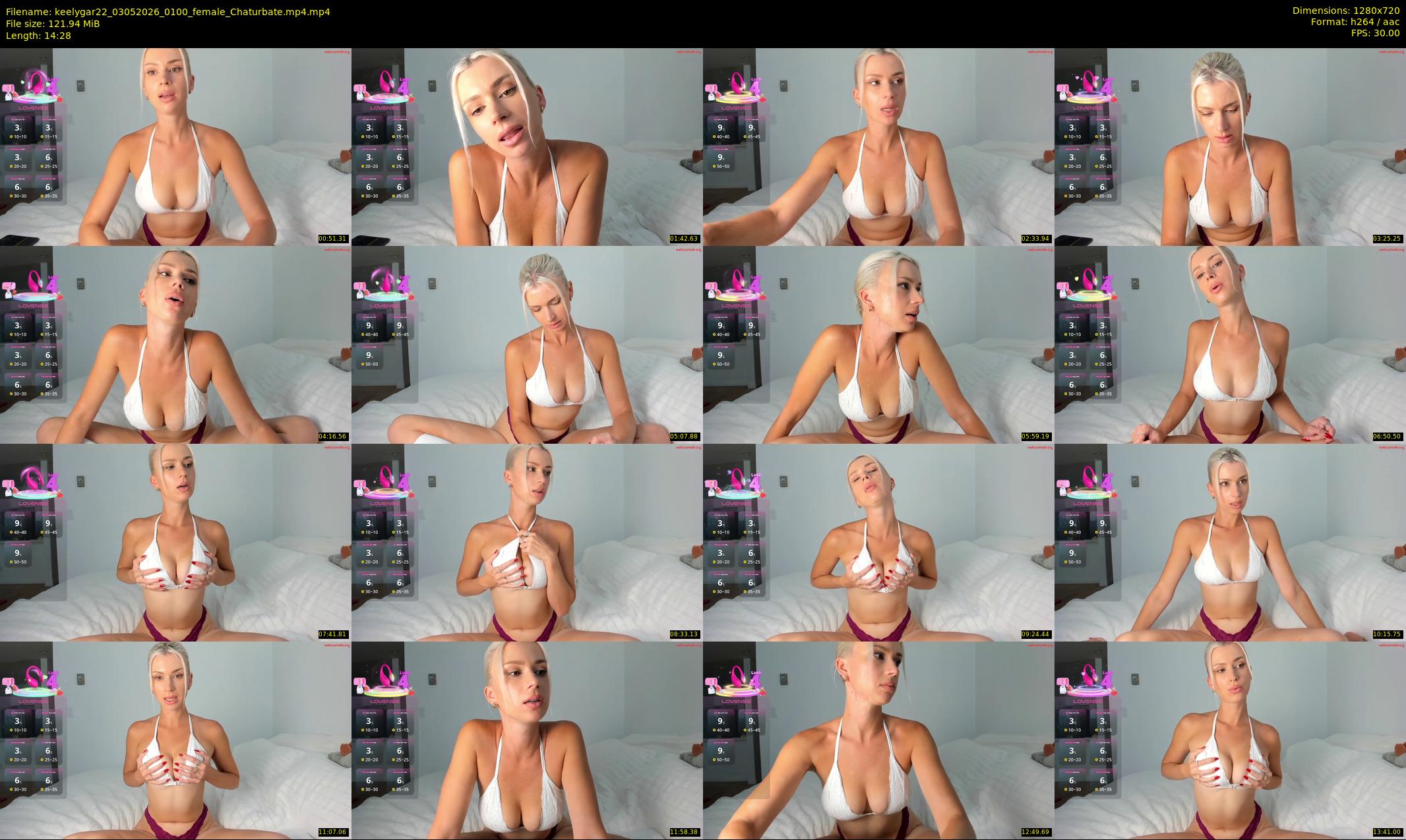 keelygar22 — 15 minute Chaturbate female cam show recording, 720p, May 3, 2026