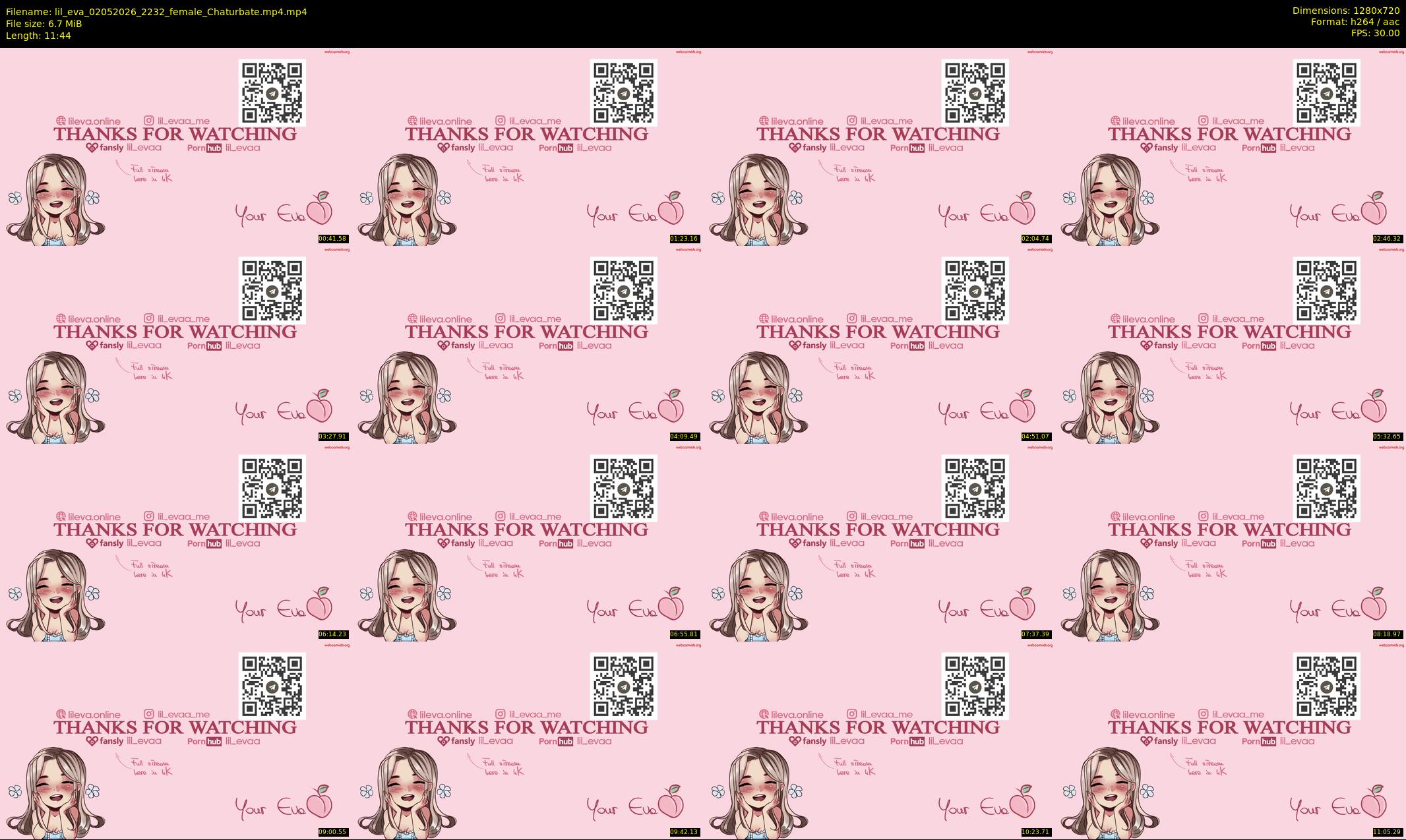 lil_eva — 12 minute Chaturbate female cam show recording, 720p, May 2, 2026