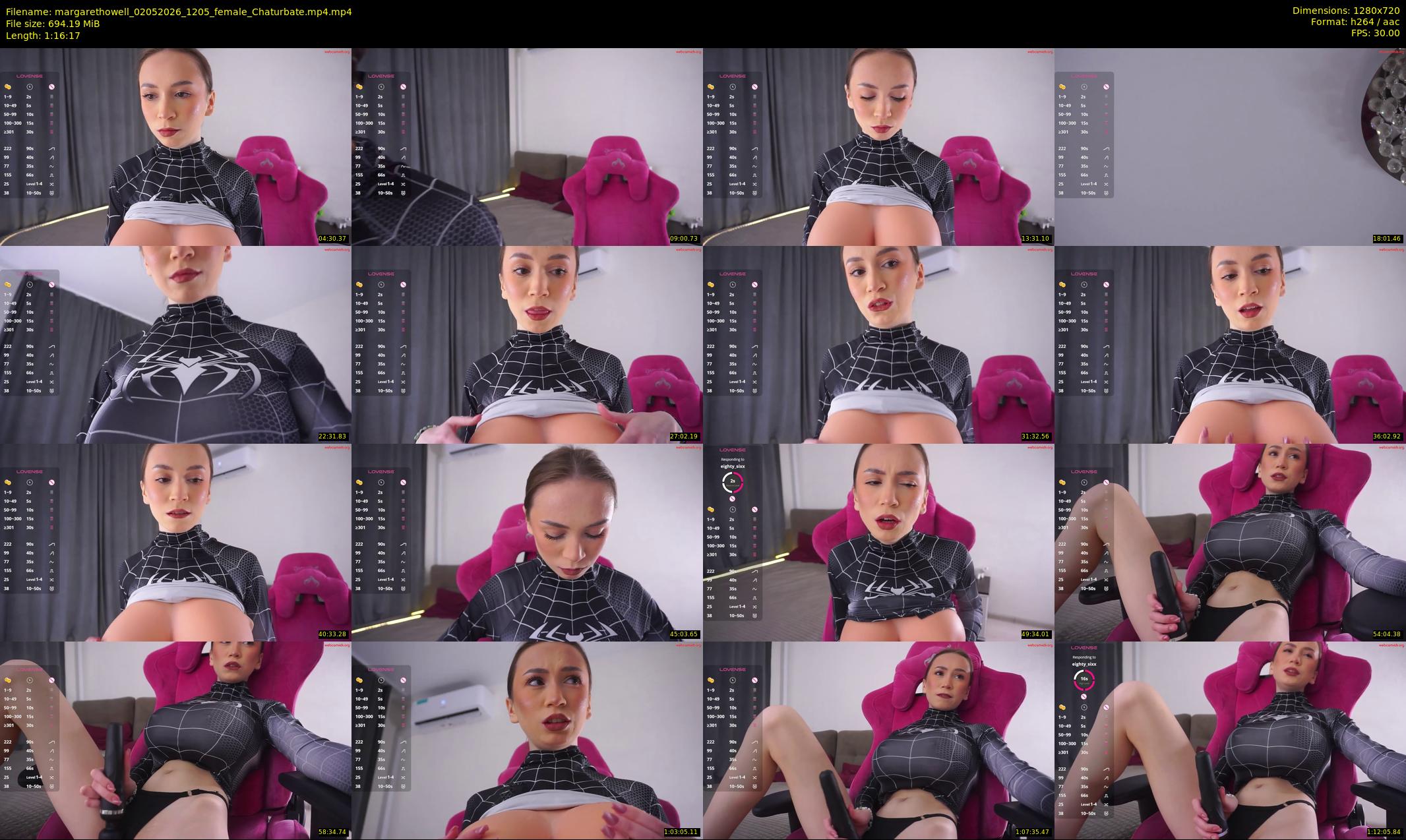 margarethowell — 77 minute Chaturbate female cam show recording, 720p, May 2, 2026
