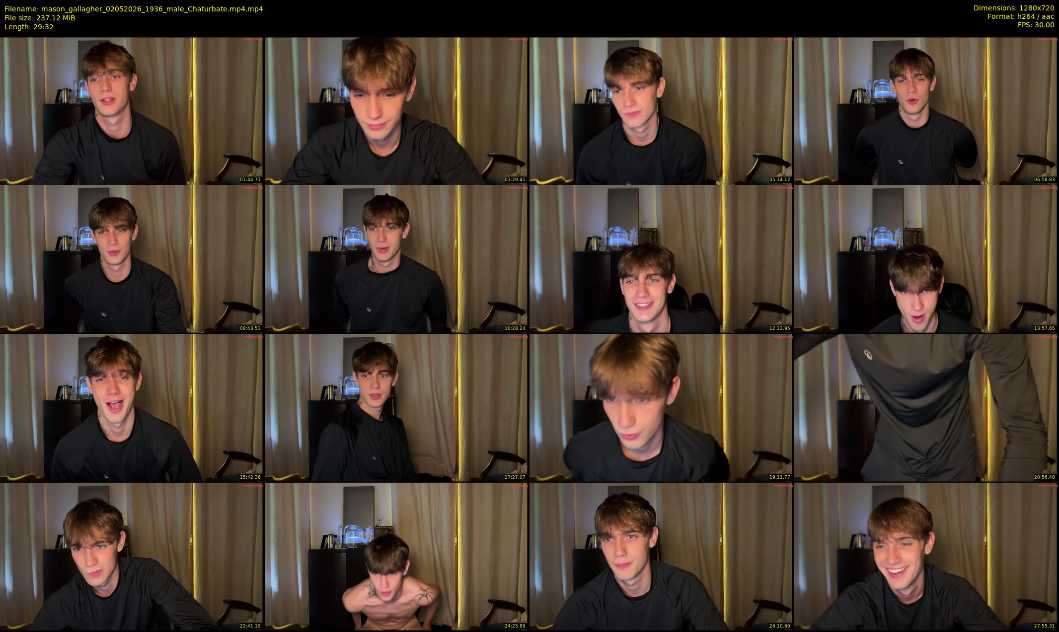 mason_gallagher — 30 minute Chaturbate male cam show recording, 720p, May 2, 2026