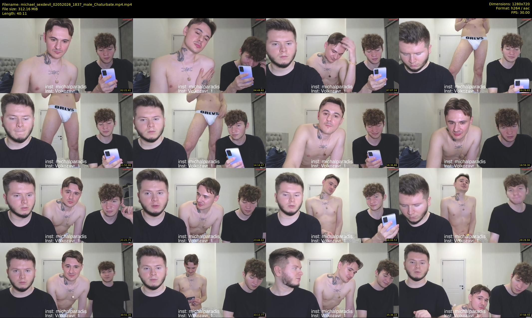 michael_sexdevil — 41 minute Chaturbate male cam show recording, 720p, May 2, 2026