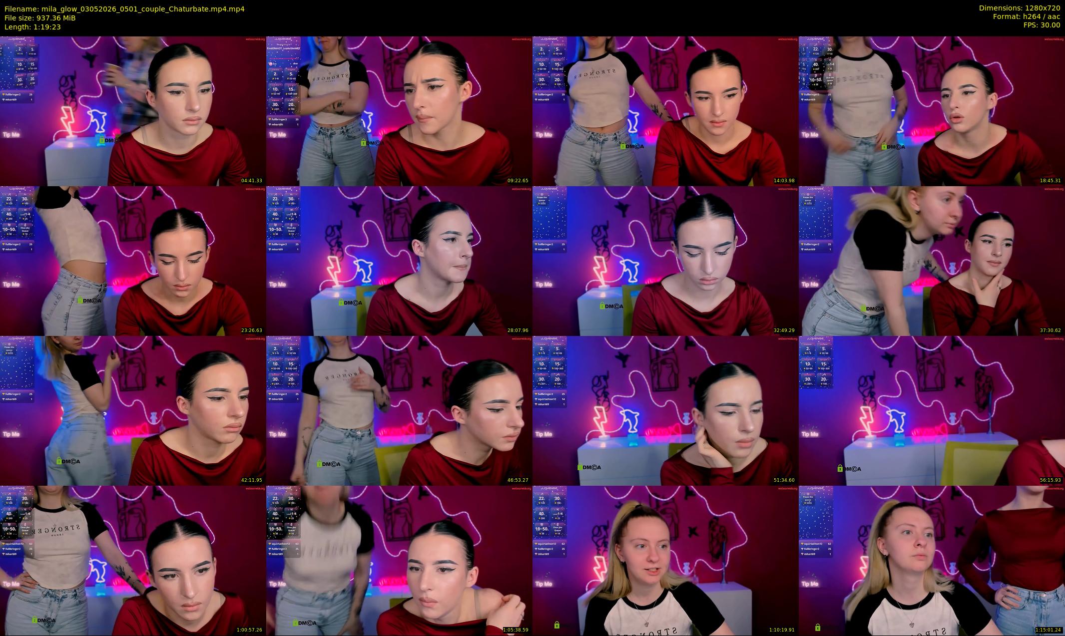 mila_glow — 80 minute Chaturbate female cam show recording, 720p, May 3, 2026