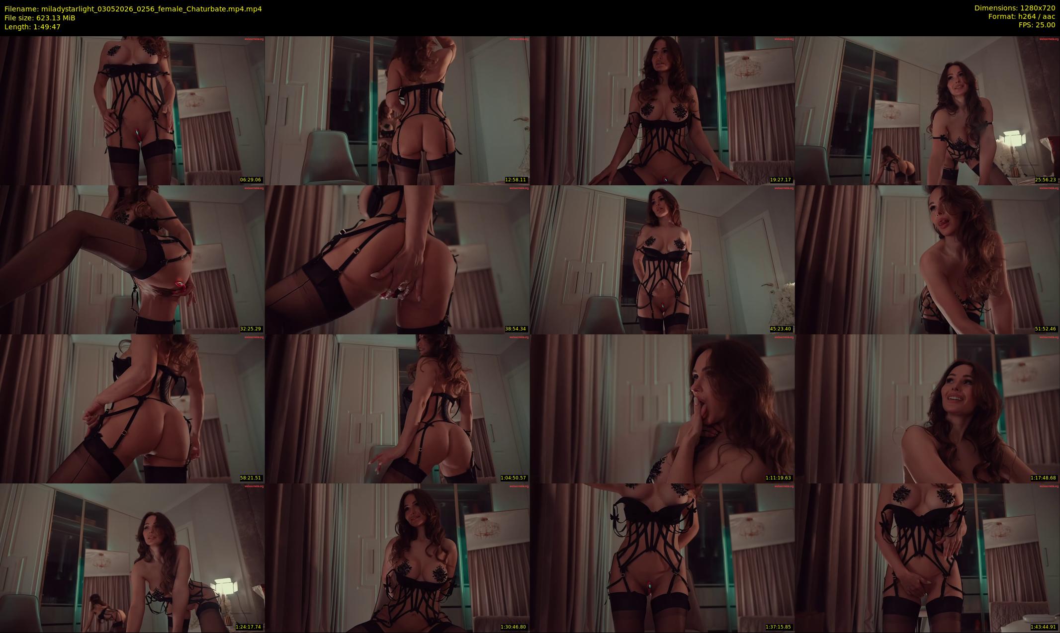 miladystarlight — 110 minute Chaturbate female cam show recording, 720p, May 3, 2026